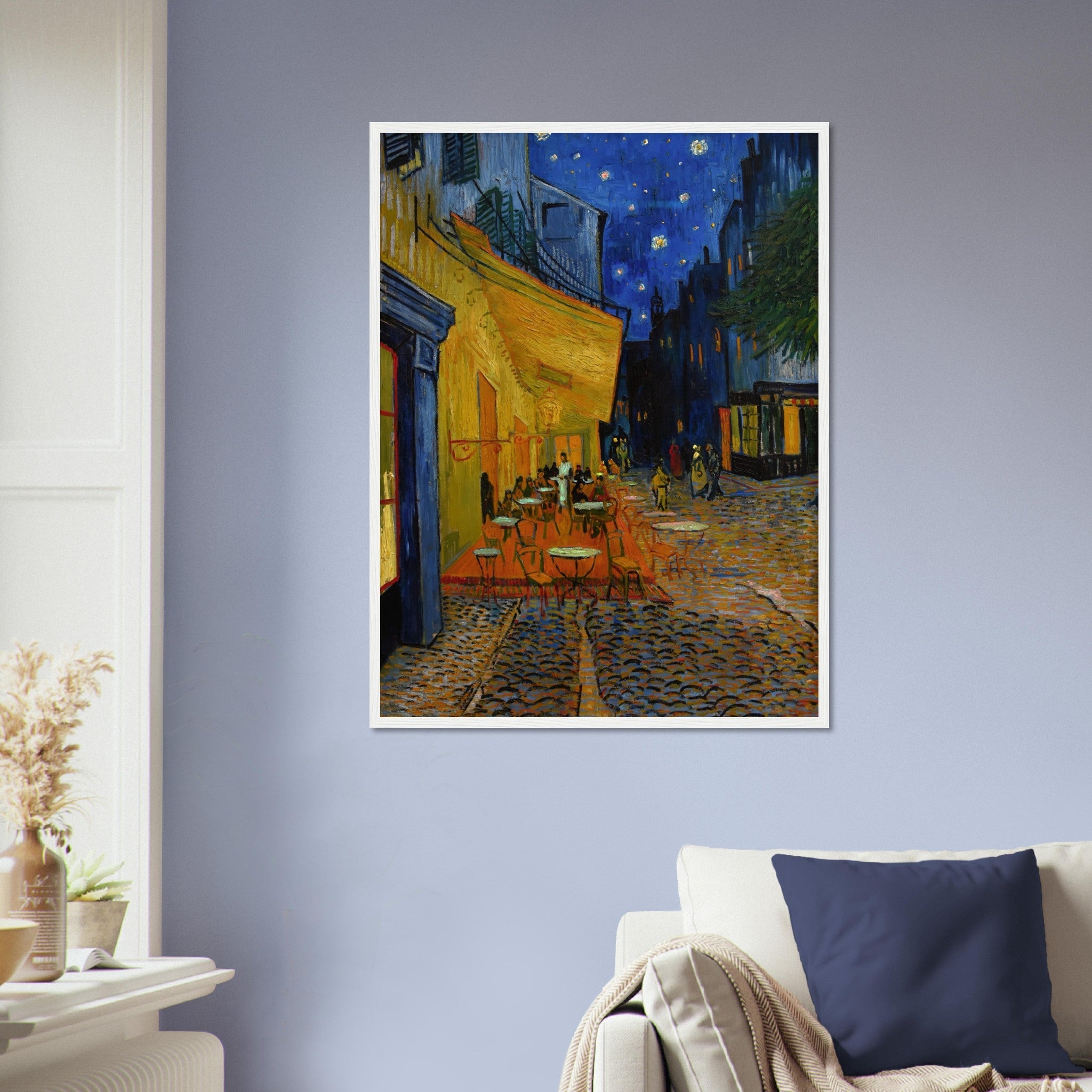 Van Gogh Framed Print, Cafe Terrace At Night - WallArtPrints4U