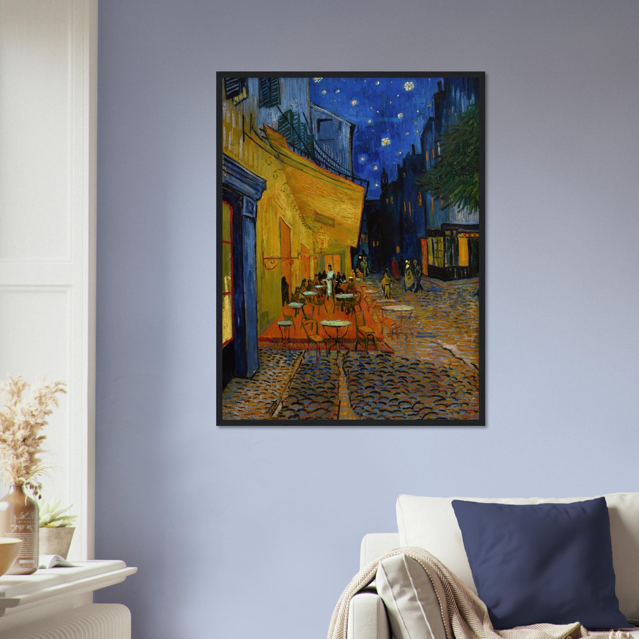 Van Gogh Framed Print, Cafe Terrace At Night - WallArtPrints4U