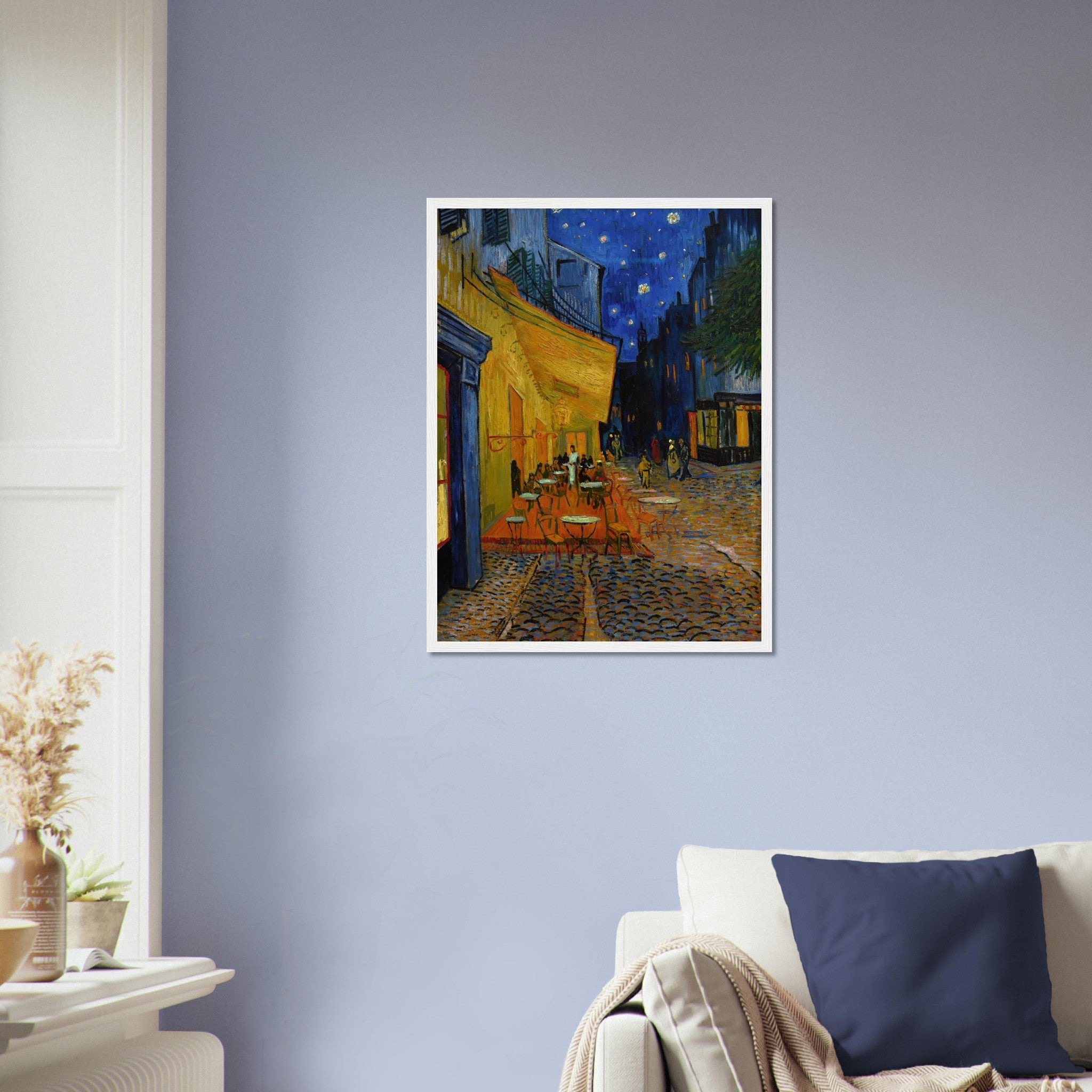 Van Gogh Framed Print, Cafe Terrace At Night - WallArtPrints4U