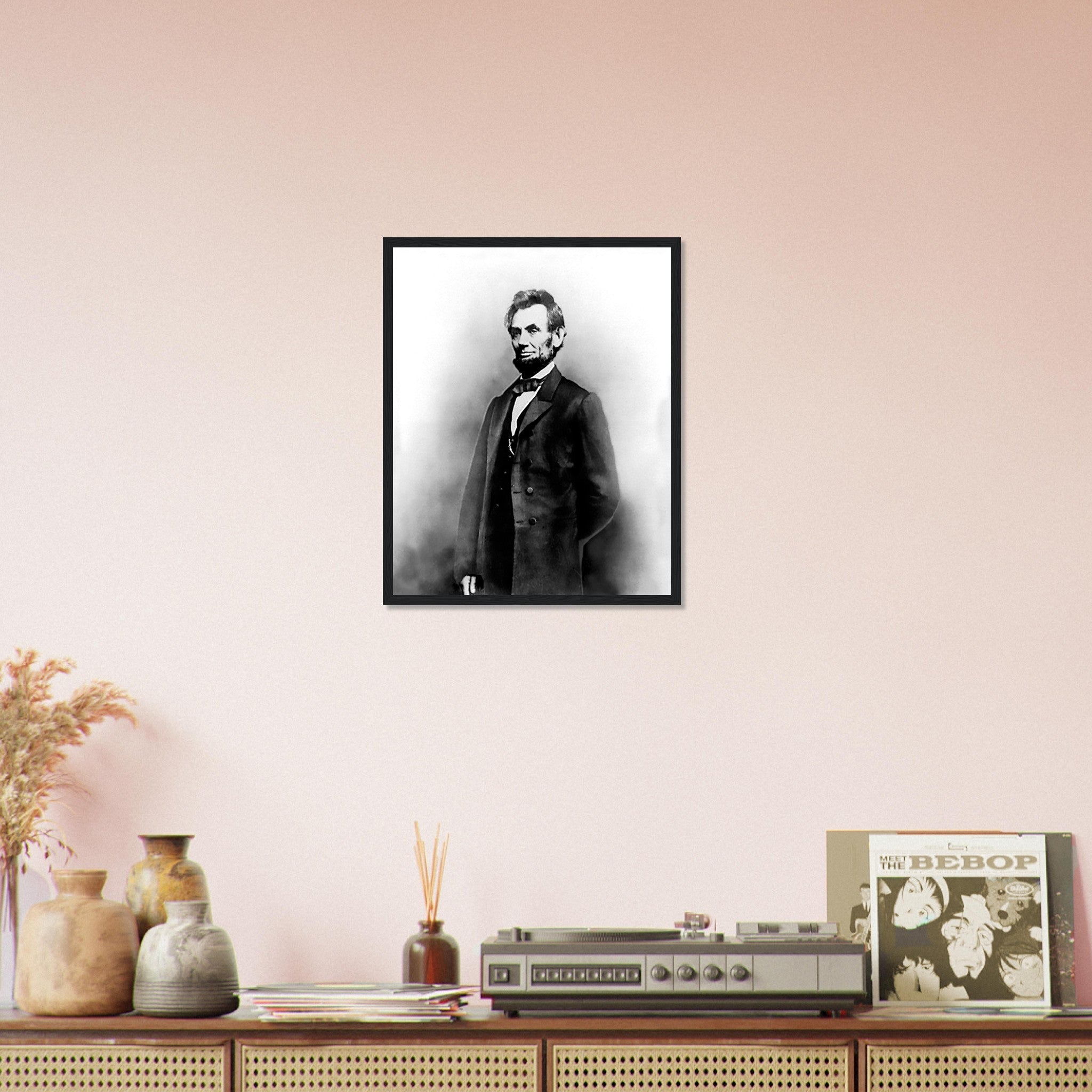Abraham Lincoln Framed, Abolished Slavery, Vintage Photo - Abraham Lincoln Framed Print - 16th President - WallArtPrints4U