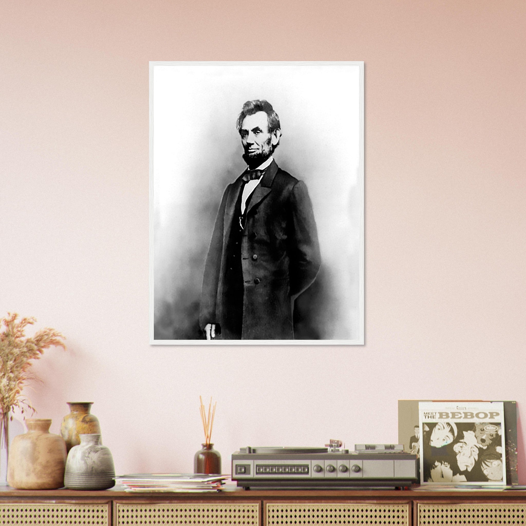 Abraham Lincoln Framed, Abolished Slavery, Vintage Photo - Abraham Lincoln Framed Print - 16th President - WallArtPrints4U