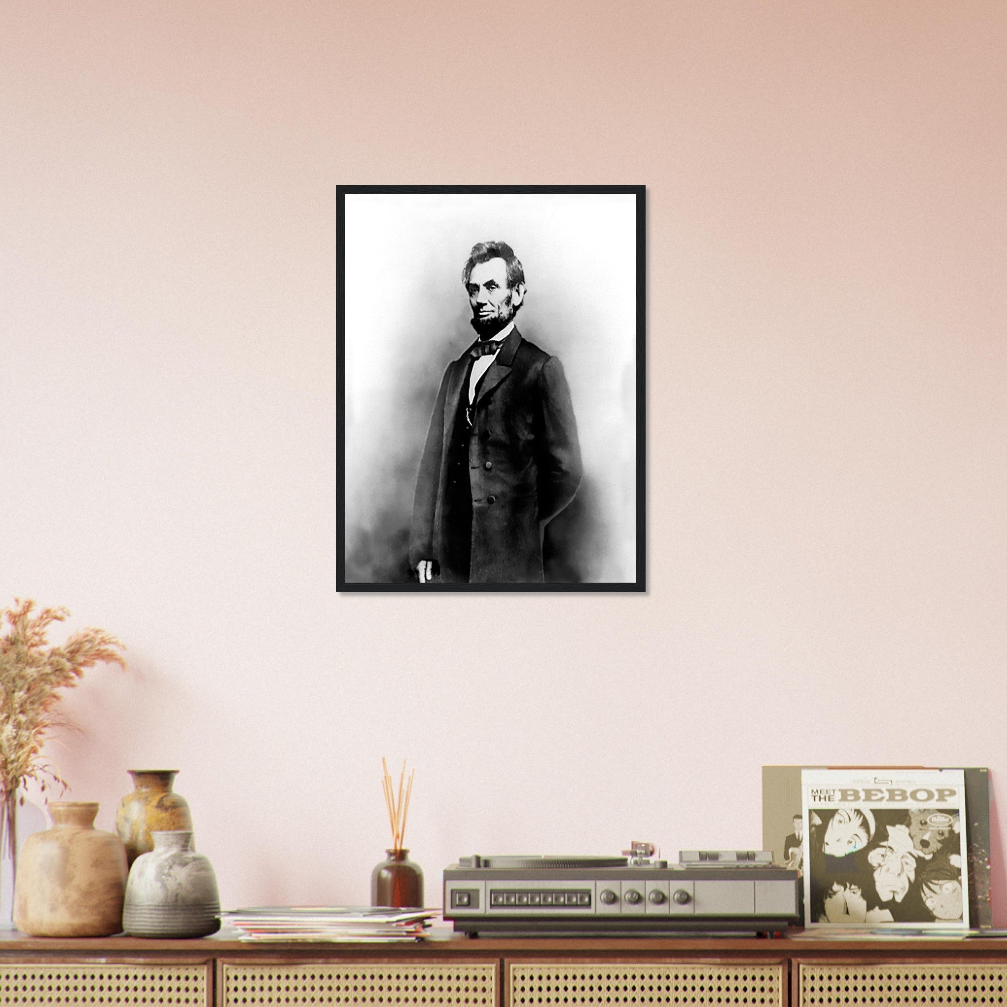 Abraham Lincoln Framed, Abolished Slavery, Vintage Photo - Abraham Lincoln Framed Print - 16th President - WallArtPrints4U