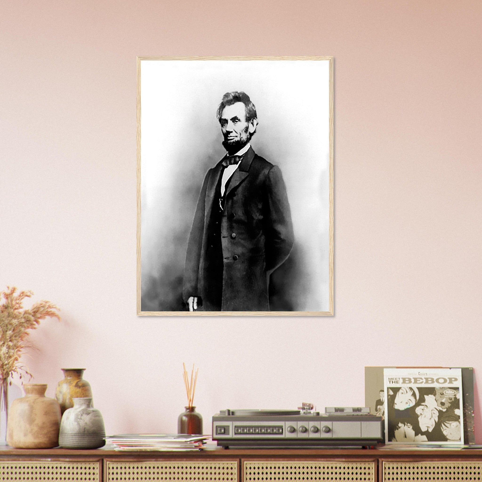 Abraham Lincoln Framed, Abolished Slavery, Vintage Photo - Abraham Lincoln Framed Print - 16th President - WallArtPrints4U