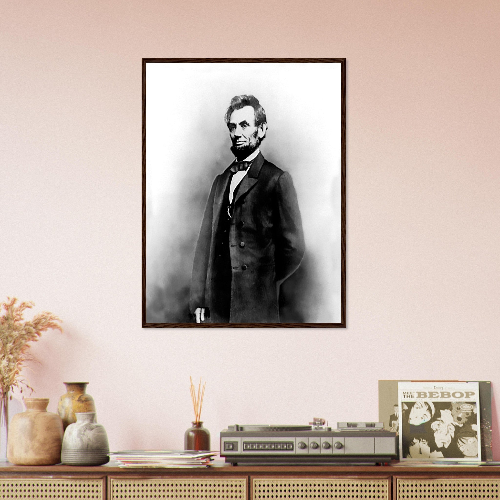 Abraham Lincoln Framed, Abolished Slavery, Vintage Photo - Abraham Lincoln Framed Print - 16th President - WallArtPrints4U