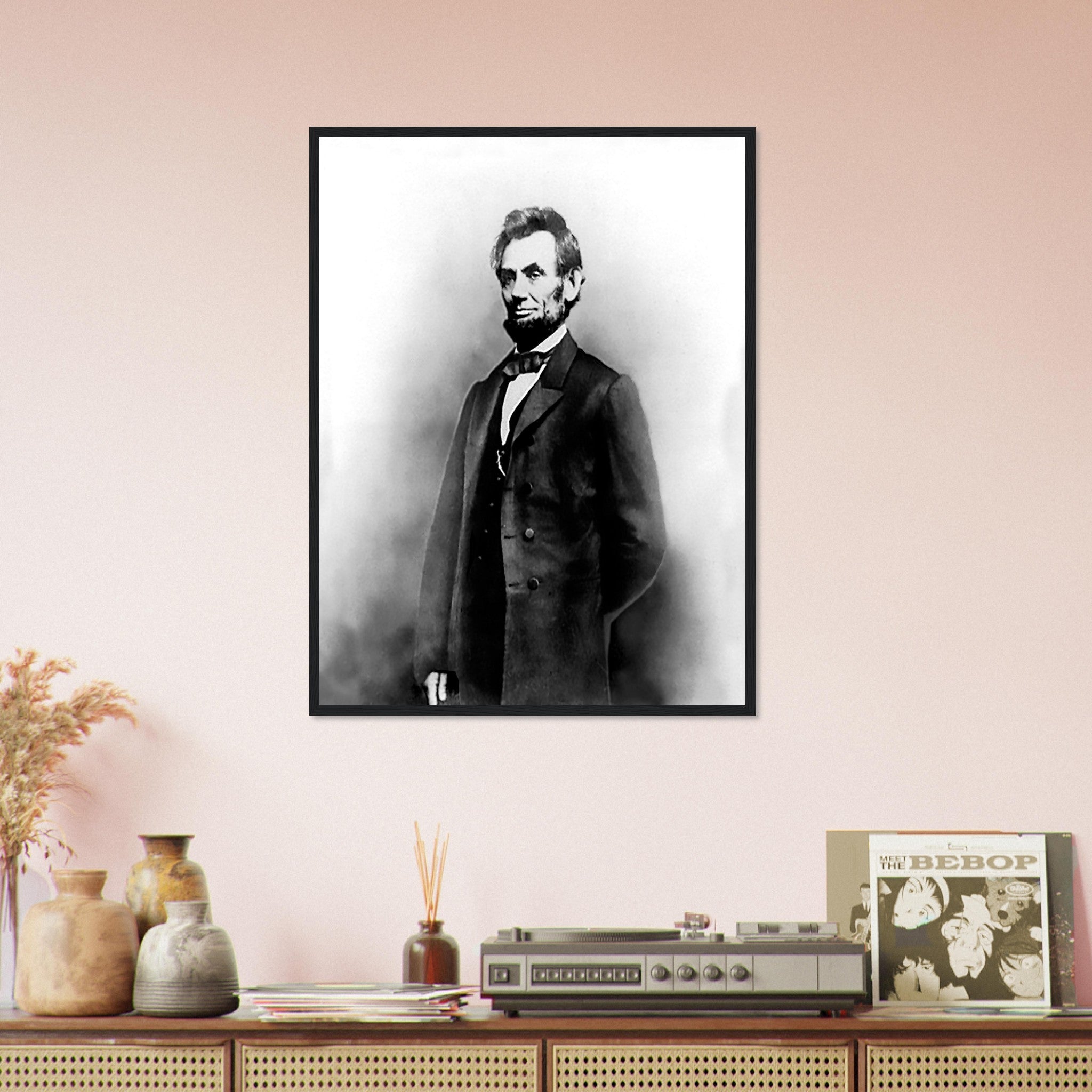 Abraham Lincoln Framed, Abolished Slavery, Vintage Photo - Abraham Lincoln Framed Print - 16th President - WallArtPrints4U