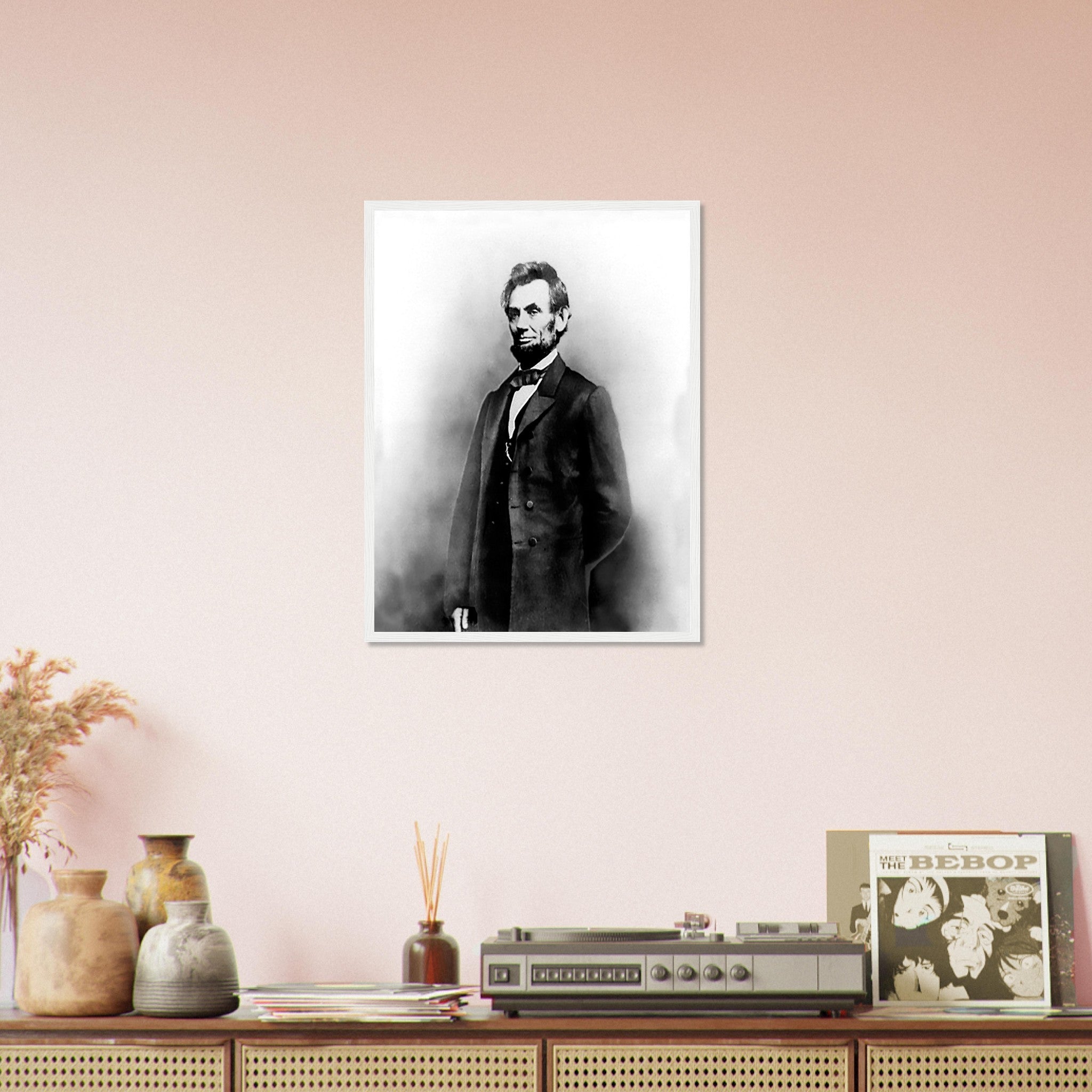 Abraham Lincoln Framed, Abolished Slavery, Vintage Photo - Abraham Lincoln Framed Print - 16th President - WallArtPrints4U