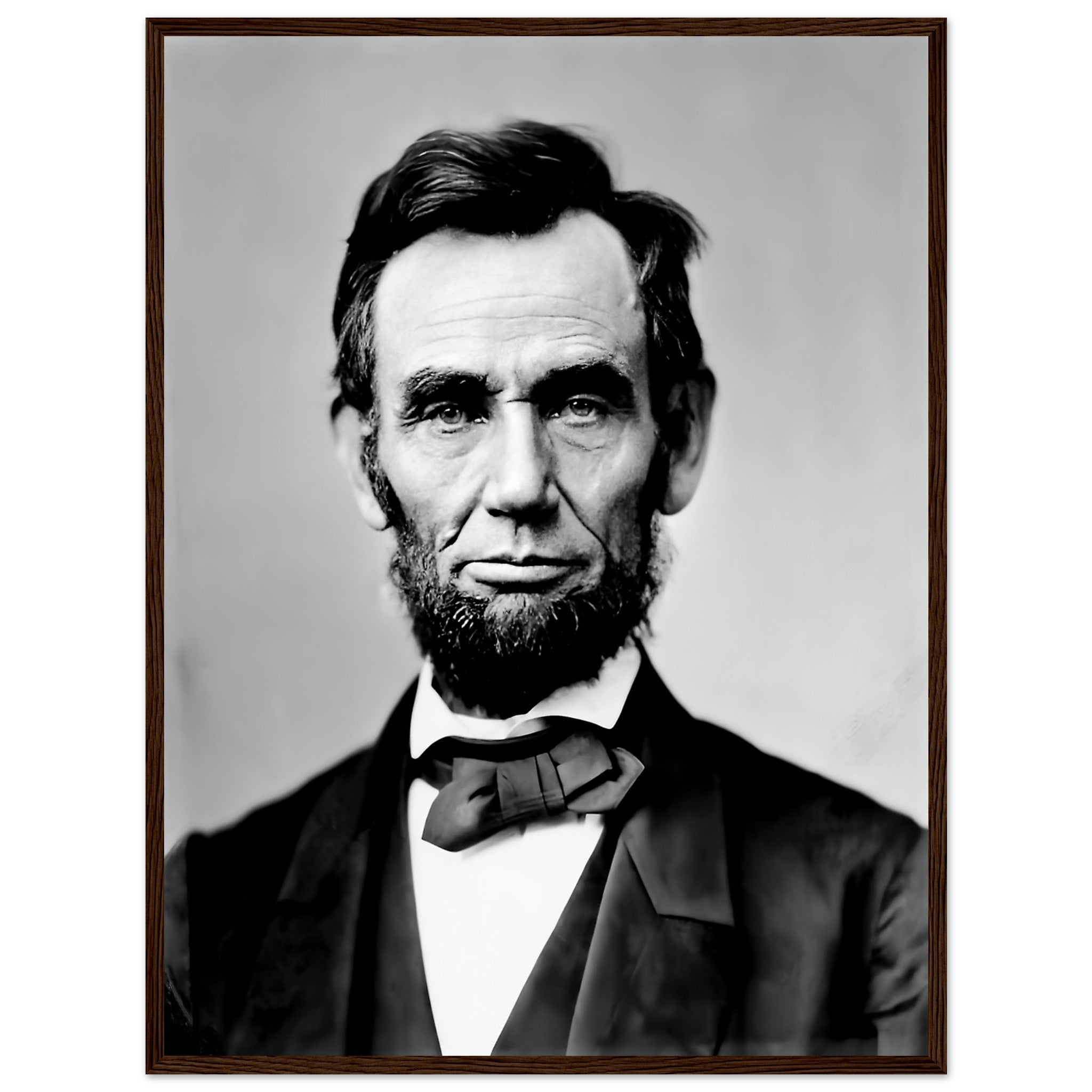 Abraham Lincoln Framed Print, 16th President Of Usa, Vintage Photo Portrait - Abraham Lincoln Framed - WallArtPrints4U