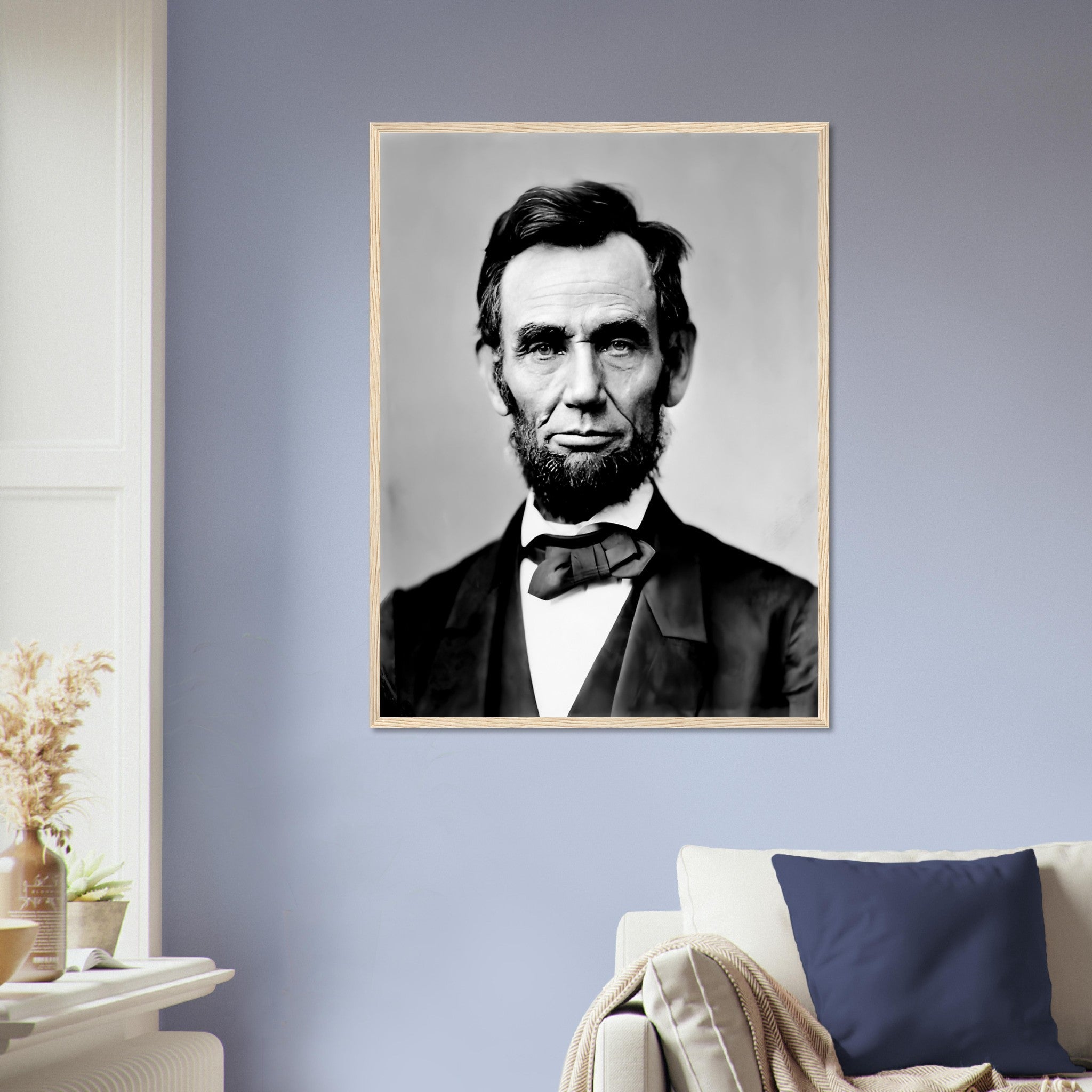 Abraham Lincoln Framed Print, 16th President Of Usa, Vintage Photo Portrait - Abraham Lincoln Framed - WallArtPrints4U