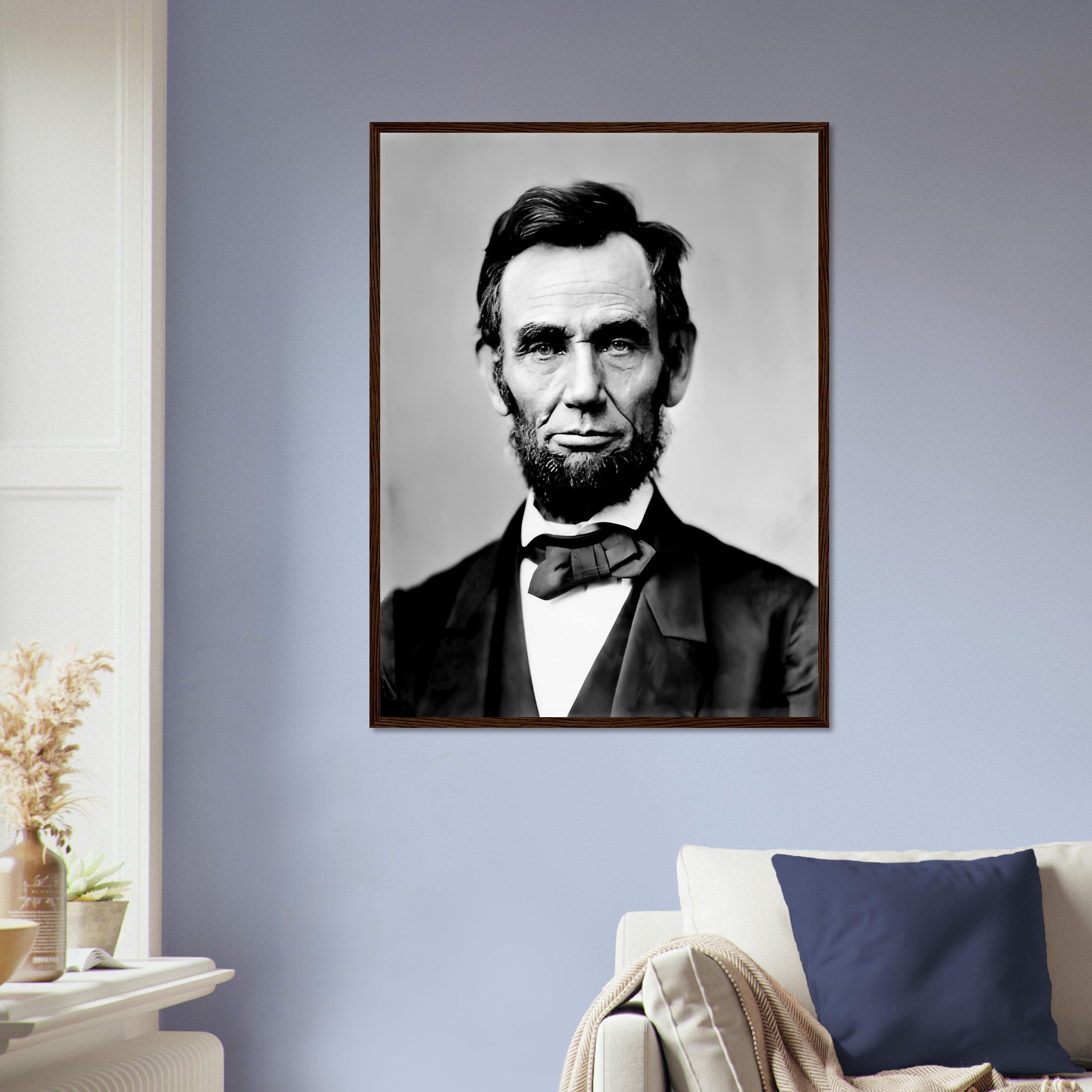 Abraham Lincoln Framed Print, 16th President Of Usa, Vintage Photo Portrait - Abraham Lincoln Framed - WallArtPrints4U