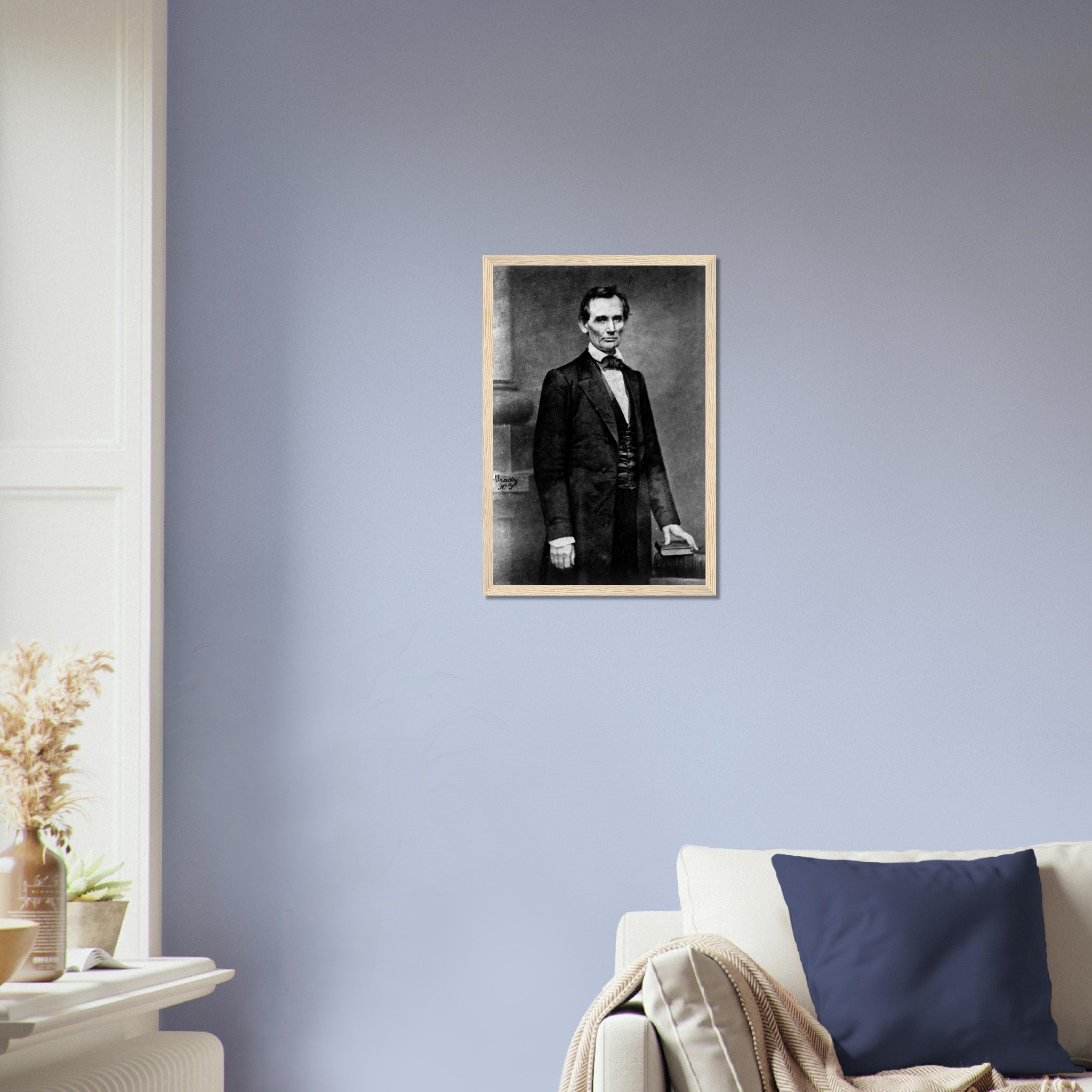 Abraham Lincoln Portrait Photo Framed, Famous Framed Print Photo From 1860, Photo That Propelled Lincoln To Greatness - WallArtPrints4U