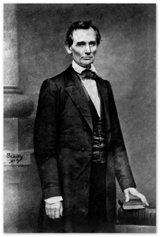 Abraham Lincoln Portrait Photo Poster, Famous Print Photo From 1860, Photo That Propelled Lincoln To Greatness - WallArtPrints4U