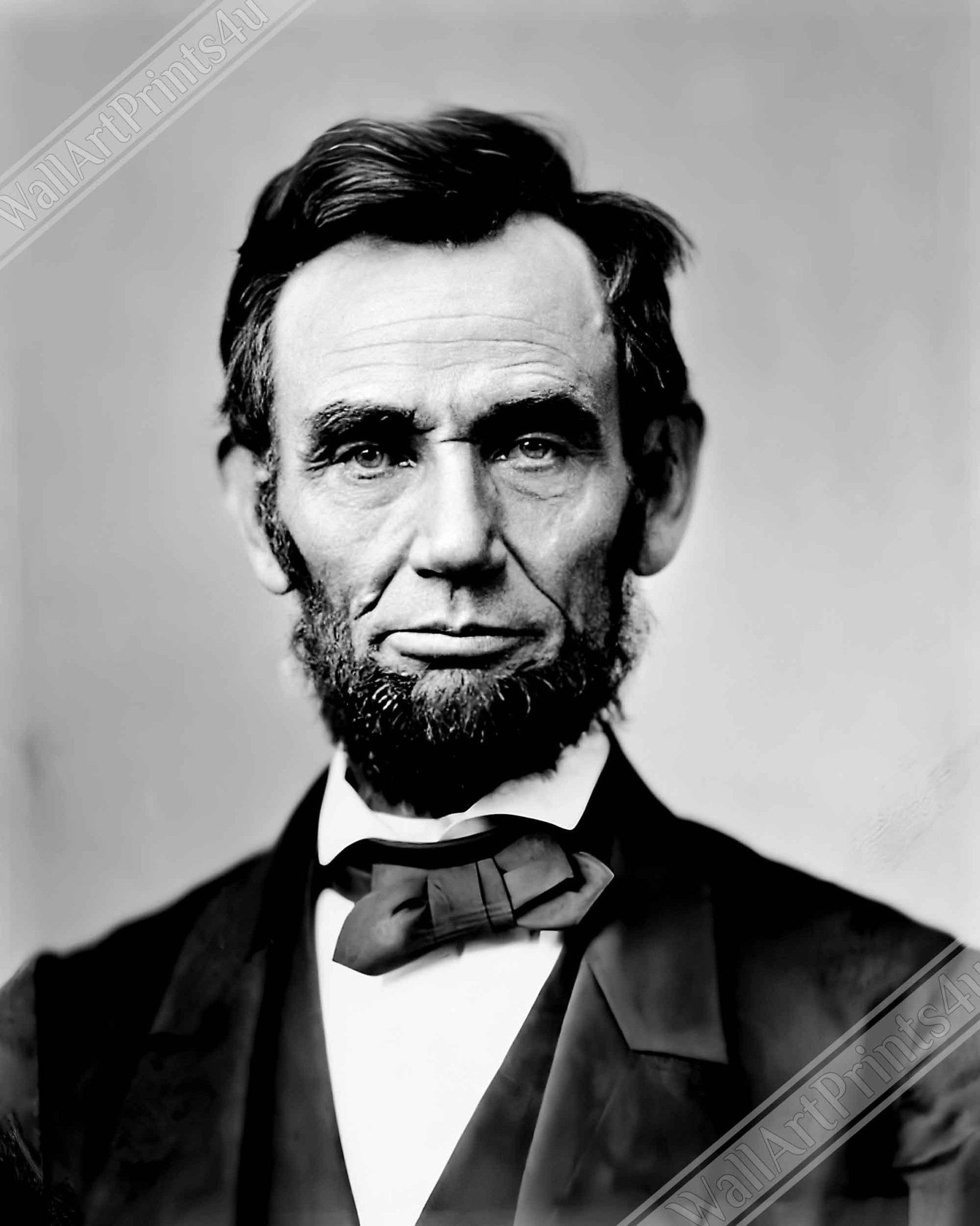 Abraham Lincoln Poster, 16th President Of Usa, Vintage Photo Portrait - Abraham Lincoln Print - WallArtPrints4U