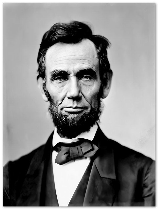 Abraham Lincoln Poster, 16th President Of Usa, Vintage Photo Portrait - Abraham Lincoln Print - WallArtPrints4U