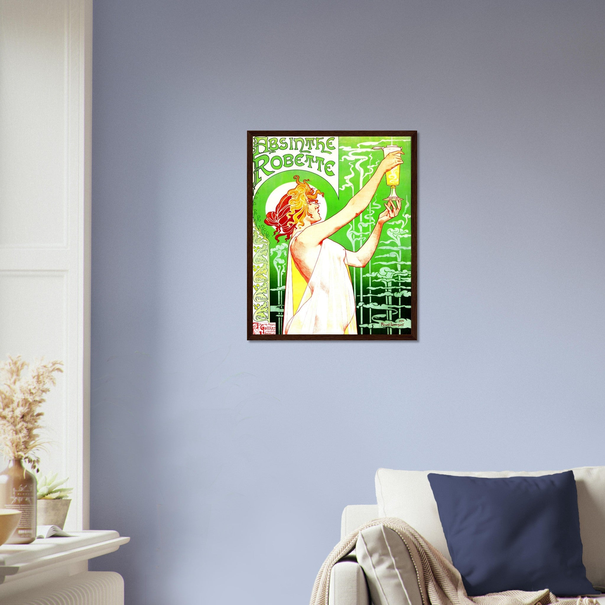 Absinthe Framed - Absinthe Ban - Absinthe Robette Framed Print 1896 UK, EU USA Domestic Shipping - WallArtPrints4U