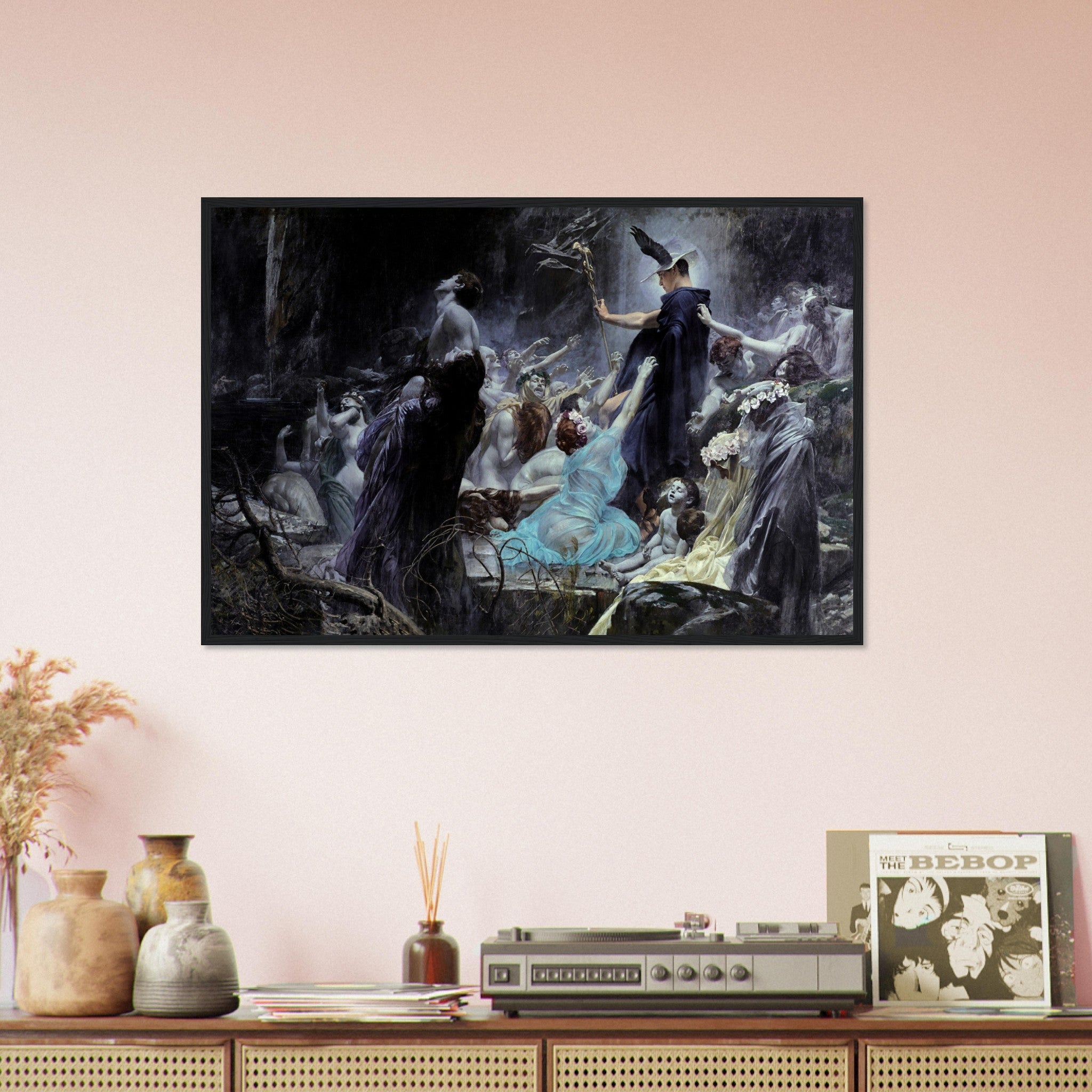 Adolf Hiremy Hirsch Framed Print, Souls On The Banks Of The Archeron Framed - WallArtPrints4U