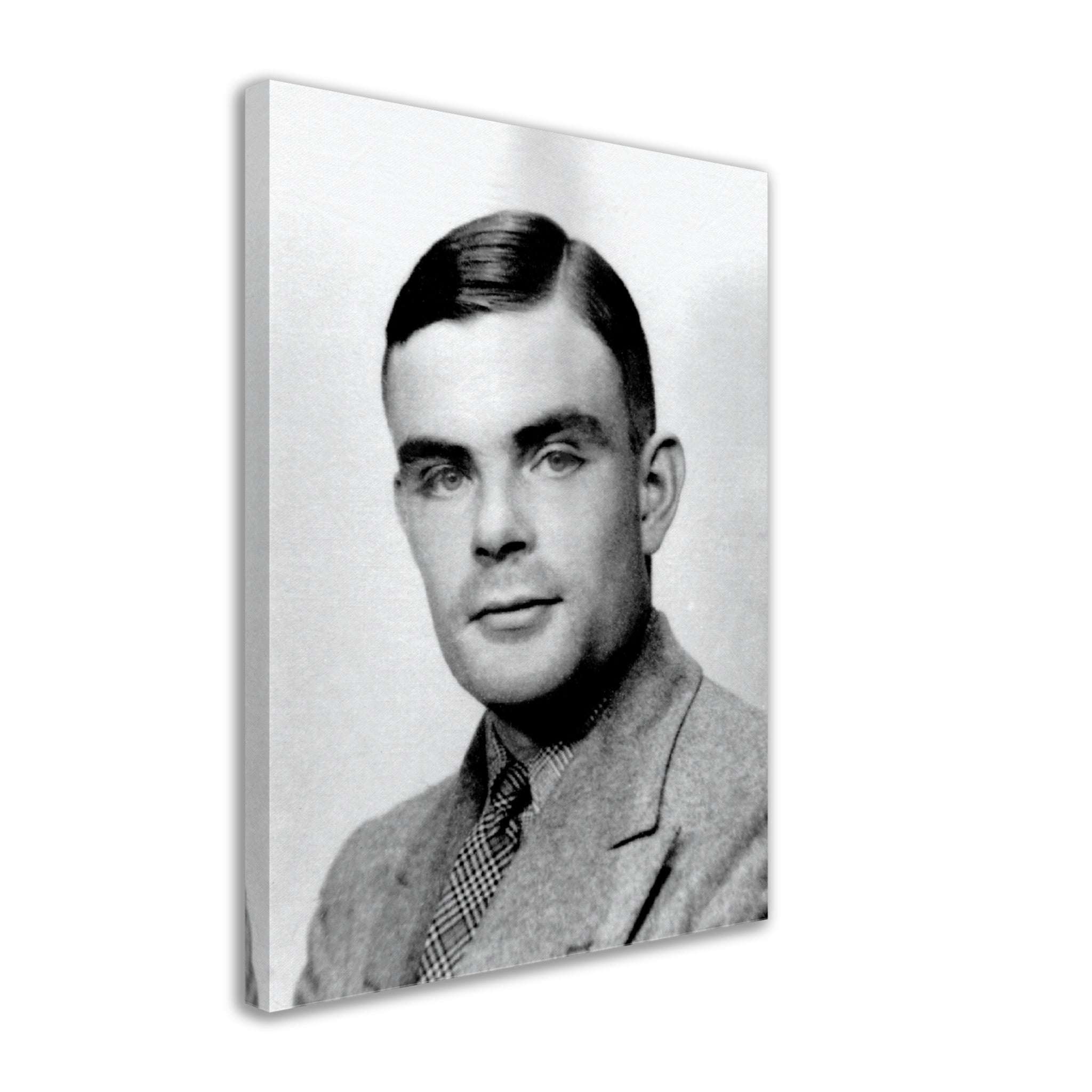 Alan Turing Canvas, Enigma Codebreaker Canvas Print - WallArtPrints4U