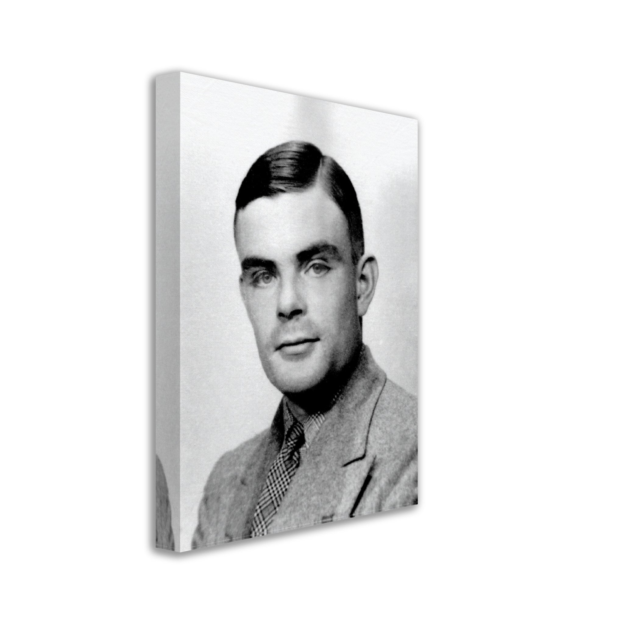 Alan Turing Canvas, Enigma Codebreaker Canvas Print - WallArtPrints4U