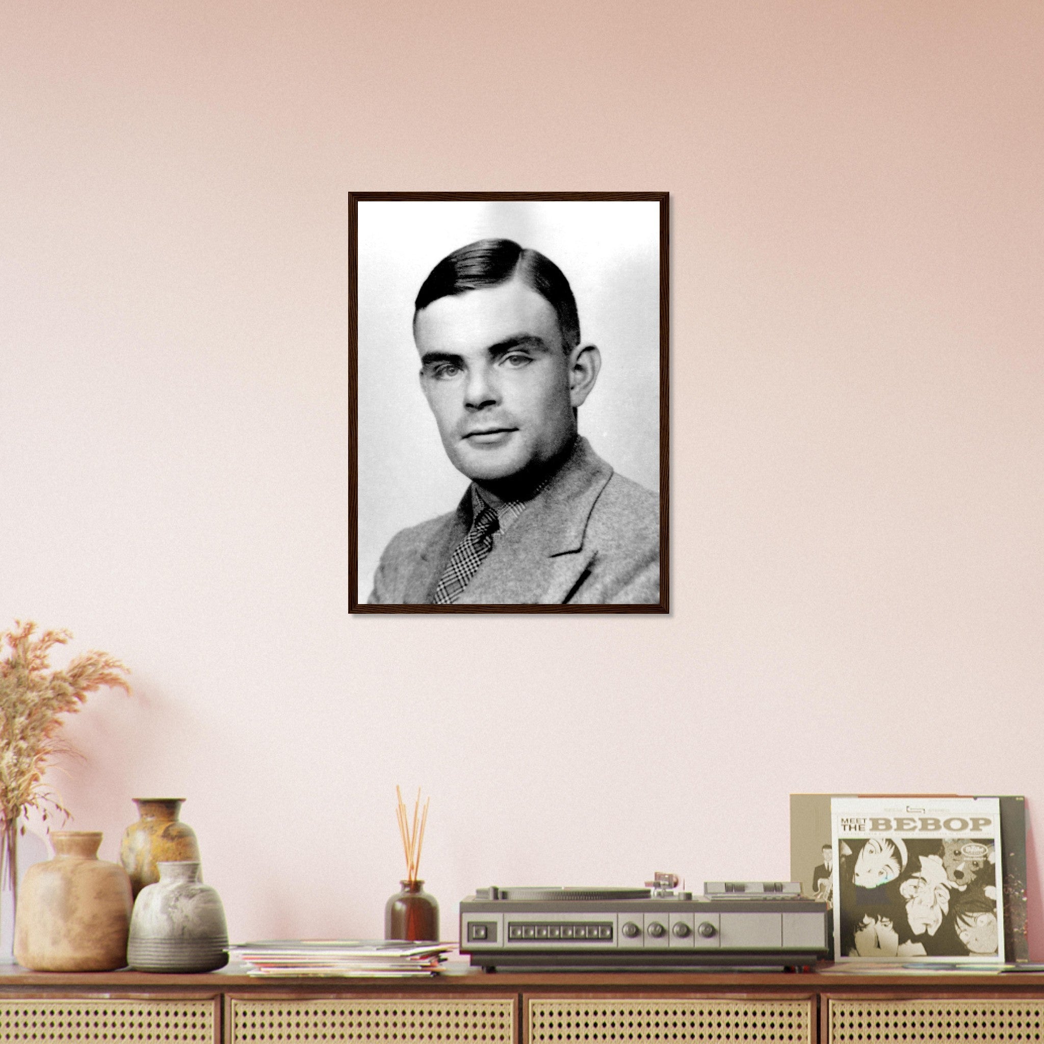 Alan Turing Framed, Enigma Codebreaker Framed Print - WallArtPrints4U