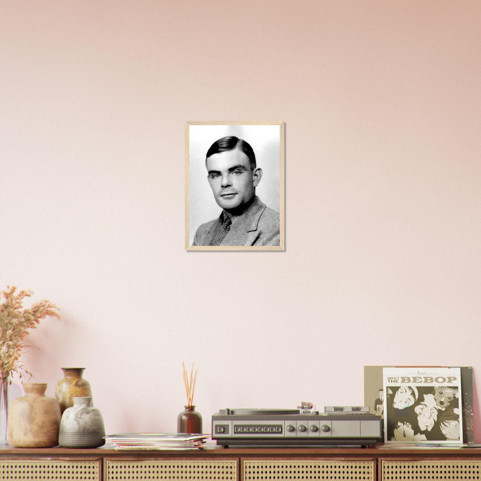 Alan Turing Framed, Enigma Codebreaker Framed Print - WallArtPrints4U