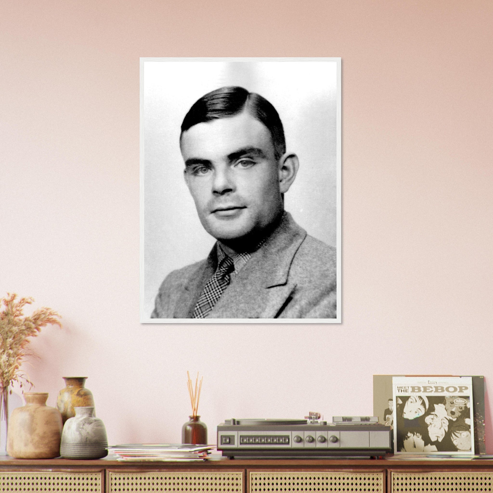 Alan Turing Framed, Enigma Codebreaker Framed Print - WallArtPrints4U