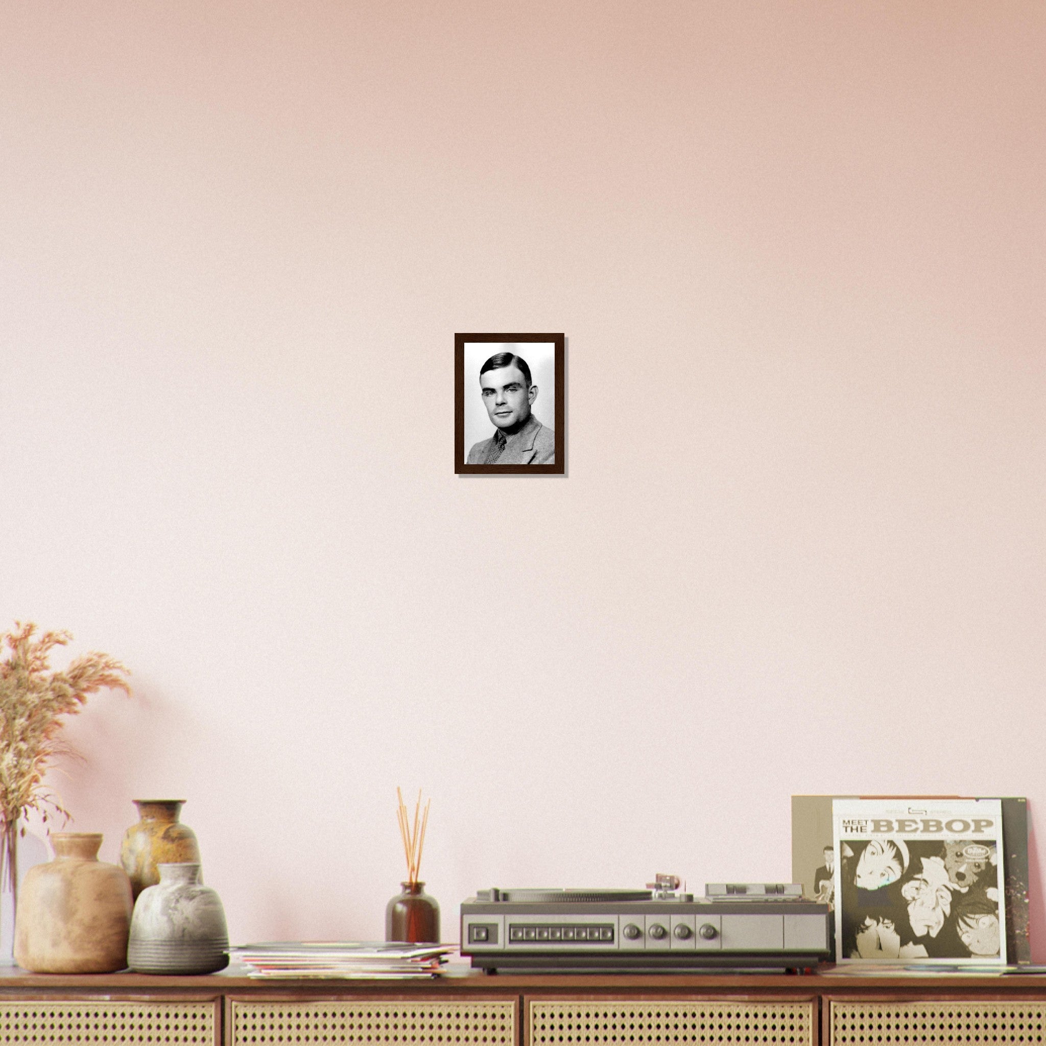 Alan Turing Framed, Enigma Codebreaker Framed Print - WallArtPrints4U