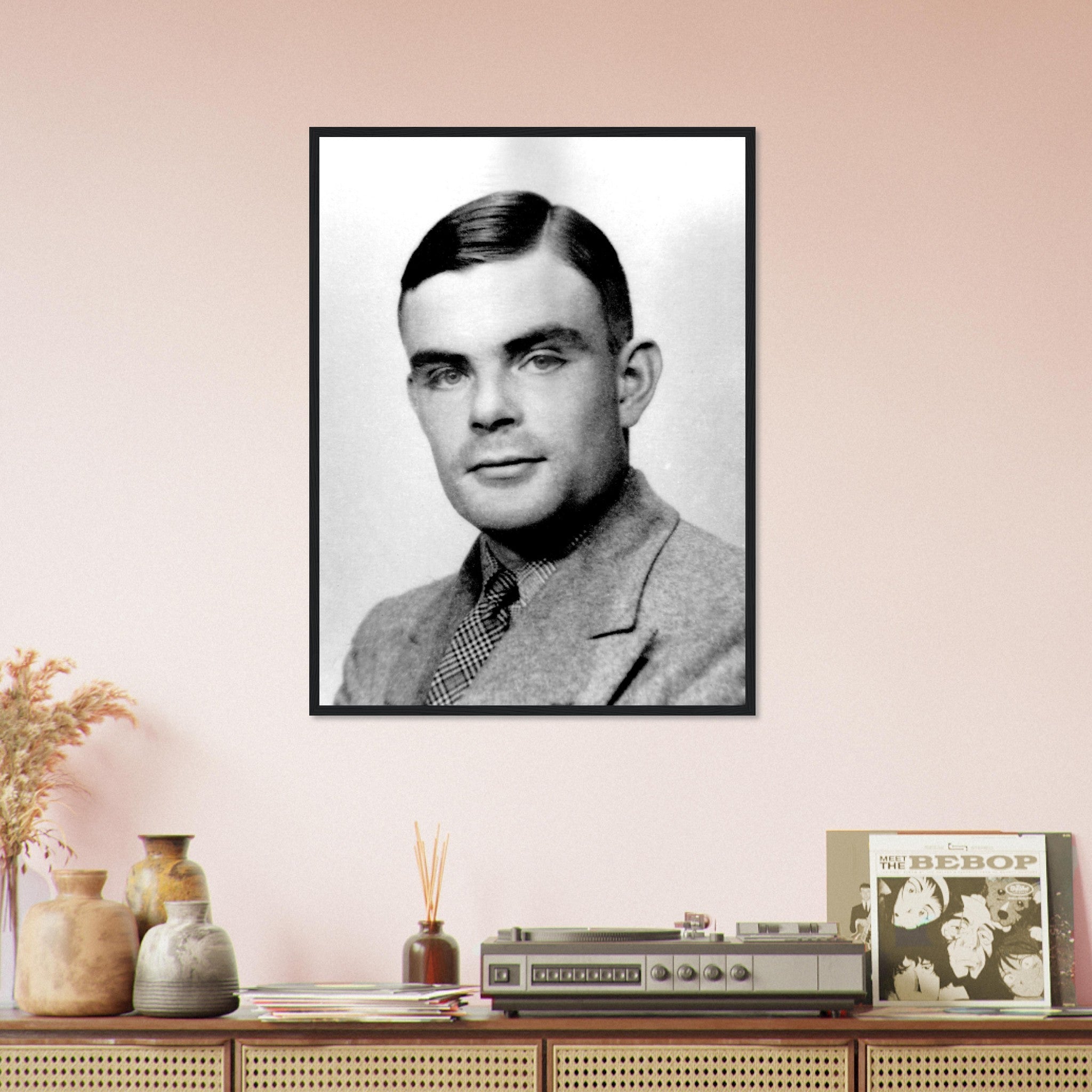 Alan Turing Framed, Enigma Codebreaker Framed Print - WallArtPrints4U