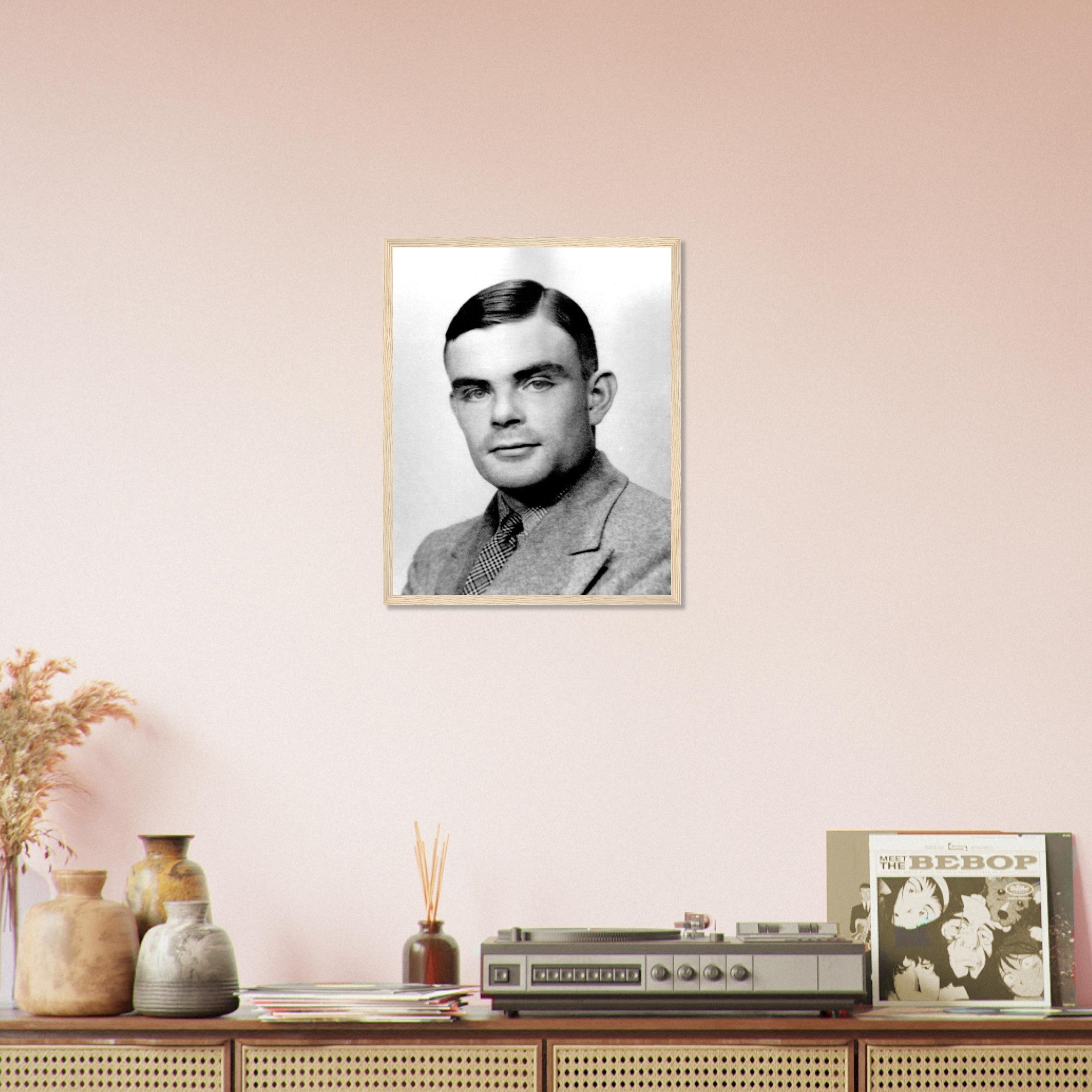 Alan Turing Framed, Enigma Codebreaker Framed Print - WallArtPrints4U