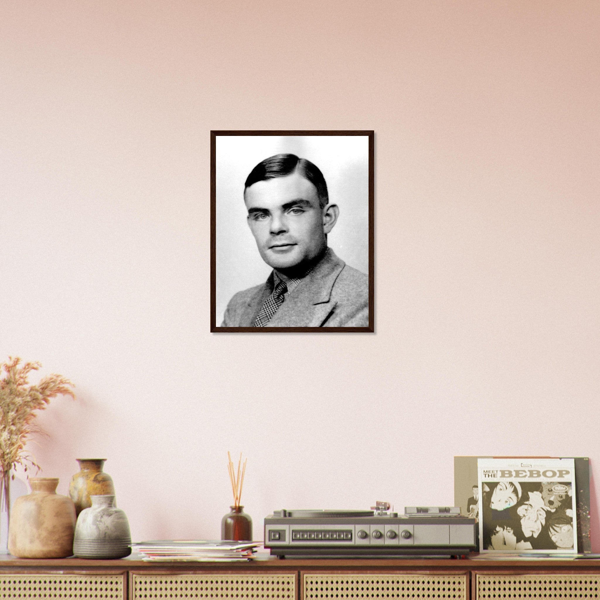 Alan Turing Framed, Enigma Codebreaker Framed Print - WallArtPrints4U