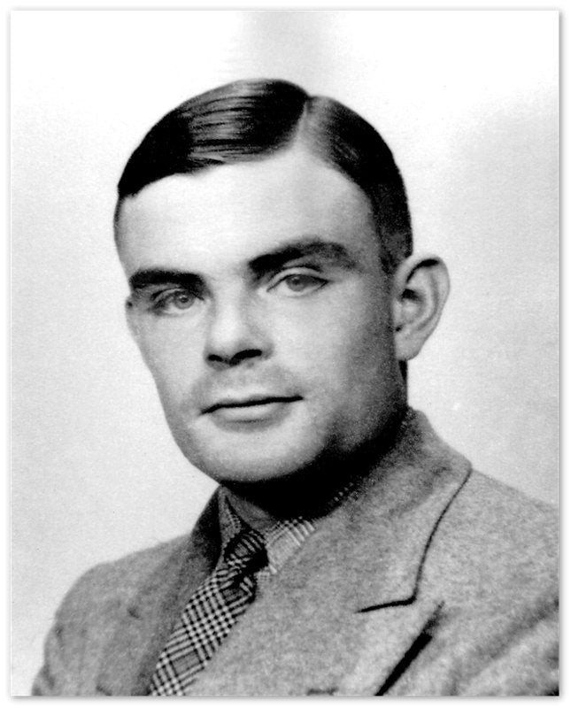 Alan Turing Poster, Enigma Codebreaker Print - WallArtPrints4U