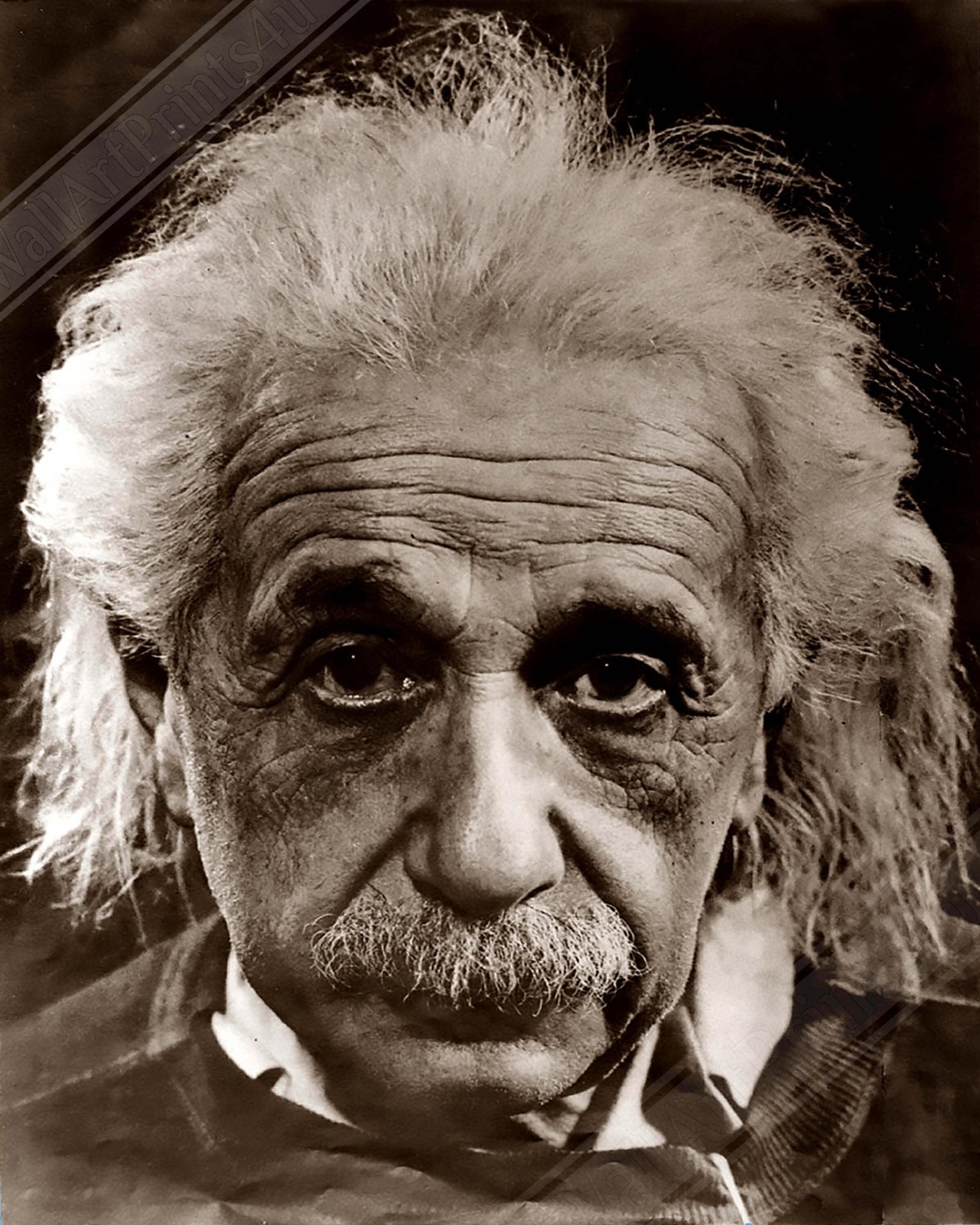 Albert Einstein Canvas, Relativity Father Of Physics, Vintage Photo - Iconic Albert Einstein Canvas Print - WallArtPrints4U