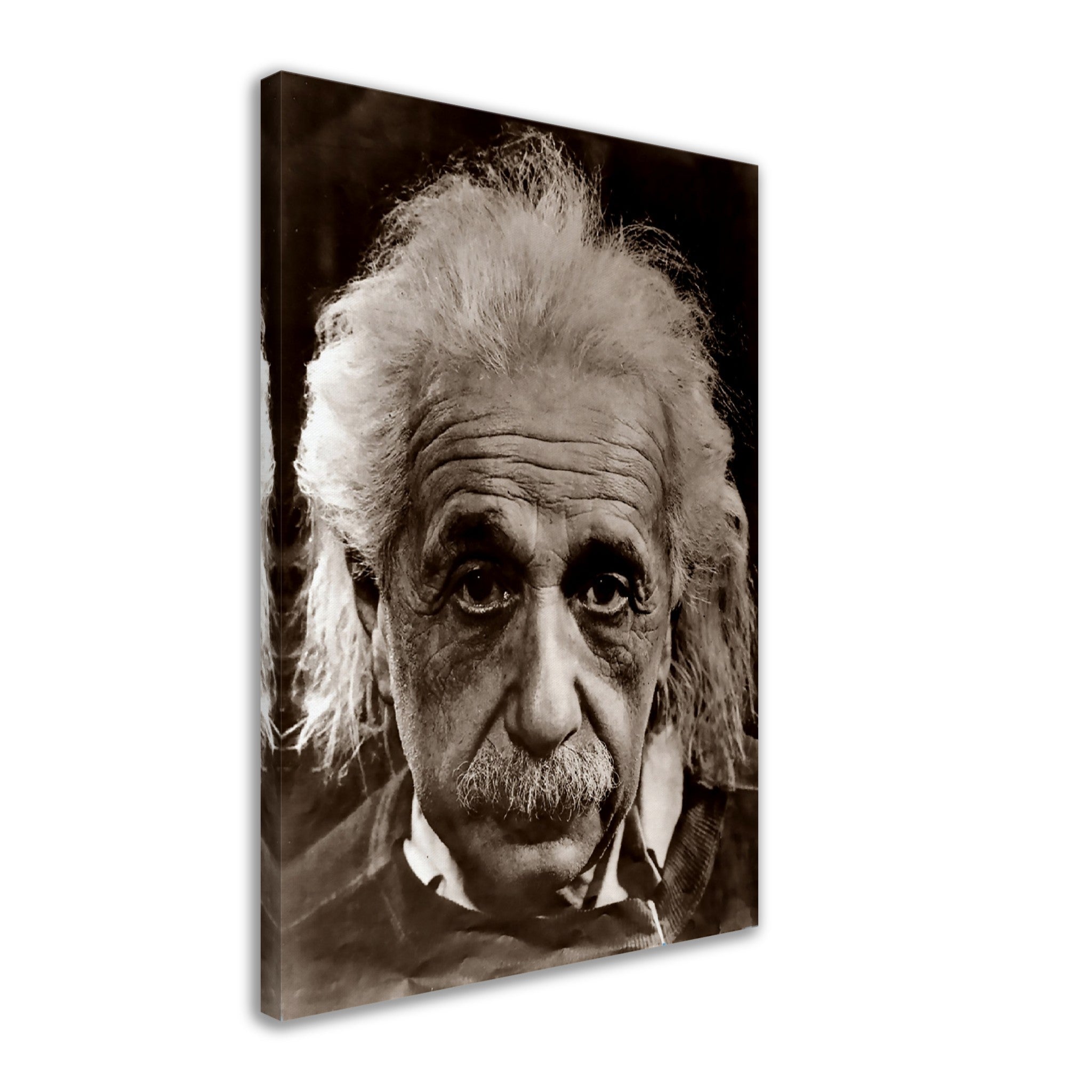 Albert Einstein Canvas, Relativity Father Of Physics, Vintage Photo - Iconic Albert Einstein Canvas Print - WallArtPrints4U
