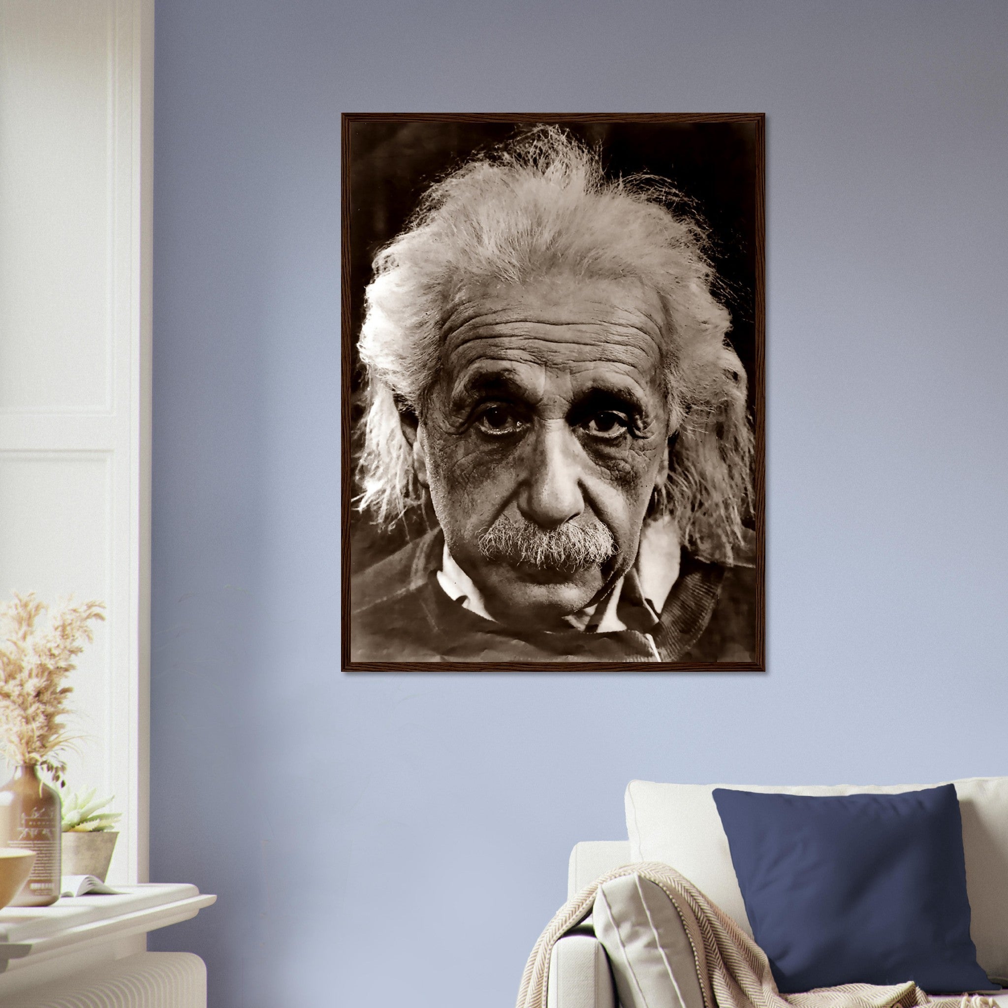 Albert Einstein Framed, Relativity Father Of Physics, Vintage Photo - Iconic Albert Einstein Framed Print - WallArtPrints4U