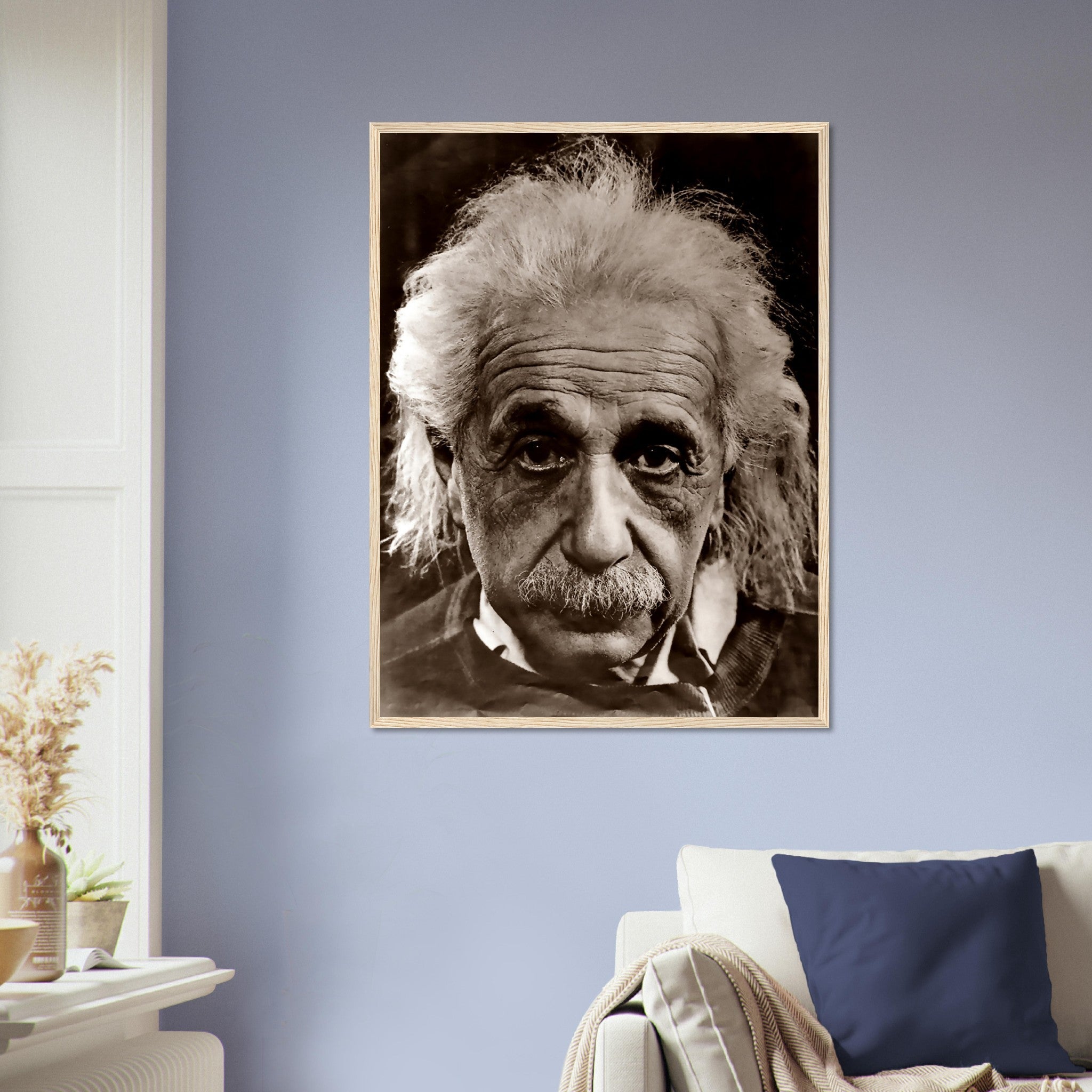 Albert Einstein Framed, Relativity Father Of Physics, Vintage Photo - Iconic Albert Einstein Framed Print - WallArtPrints4U