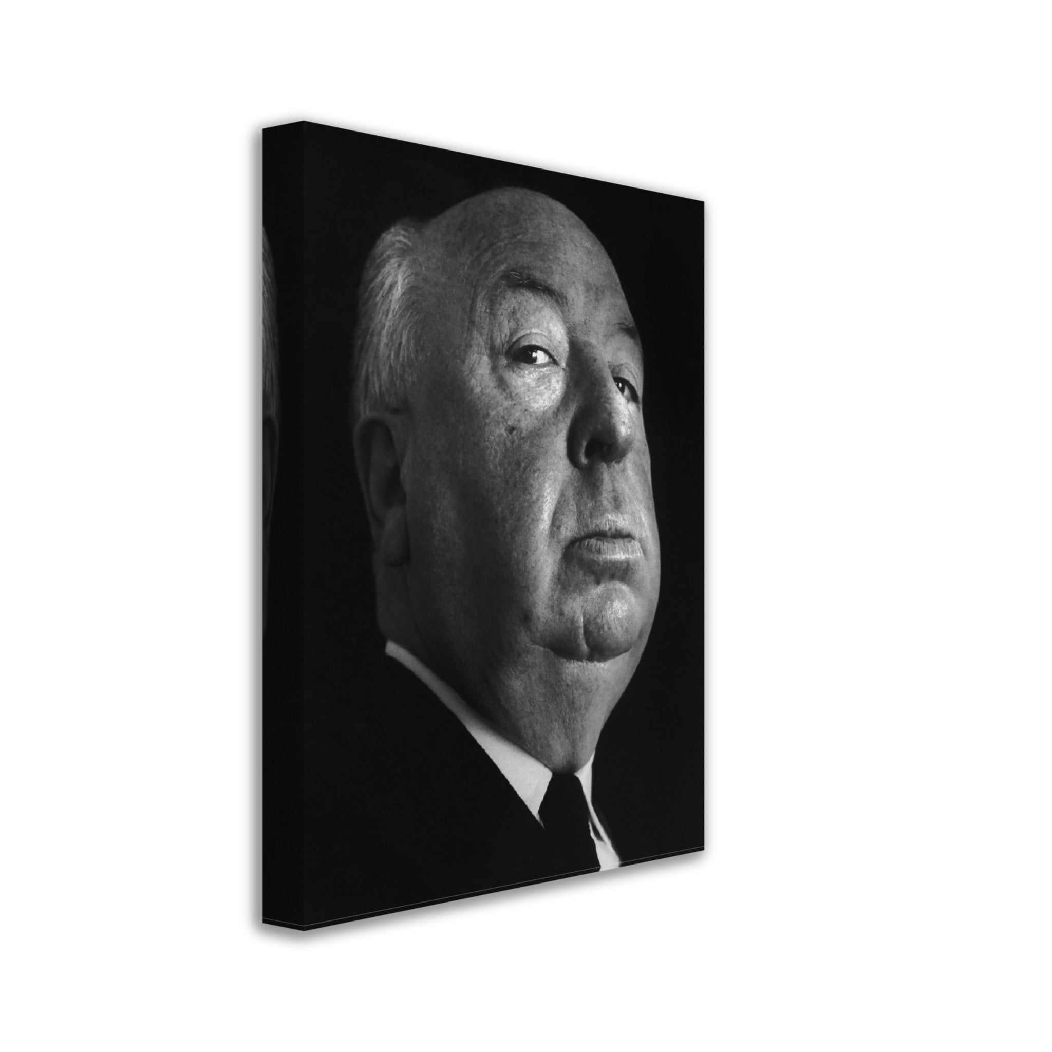 Alfred Hitchcock Canvas, Master Of Suspense, Vintage Photo, Alfred Hitchcock Canvas Print - Legend Of Hollywood - WallArtPrints4U