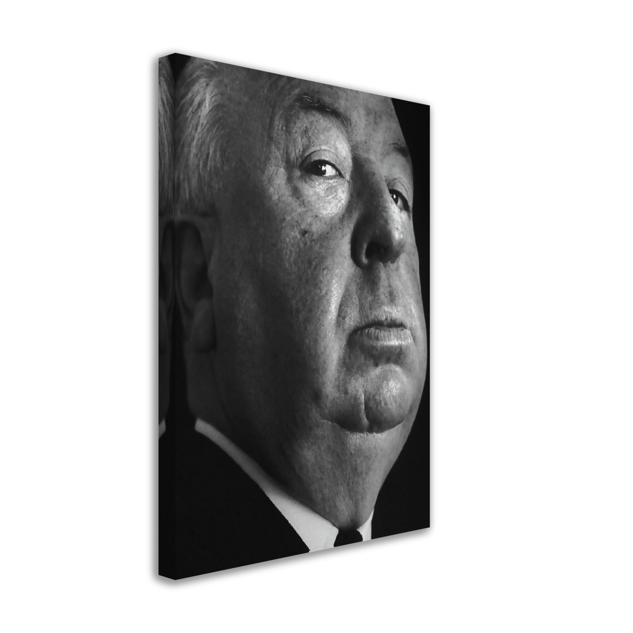 Alfred Hitchcock Canvas, Master Of Suspense, Vintage Photo, Alfred Hitchcock Canvas Print - Legend Of Hollywood - WallArtPrints4U