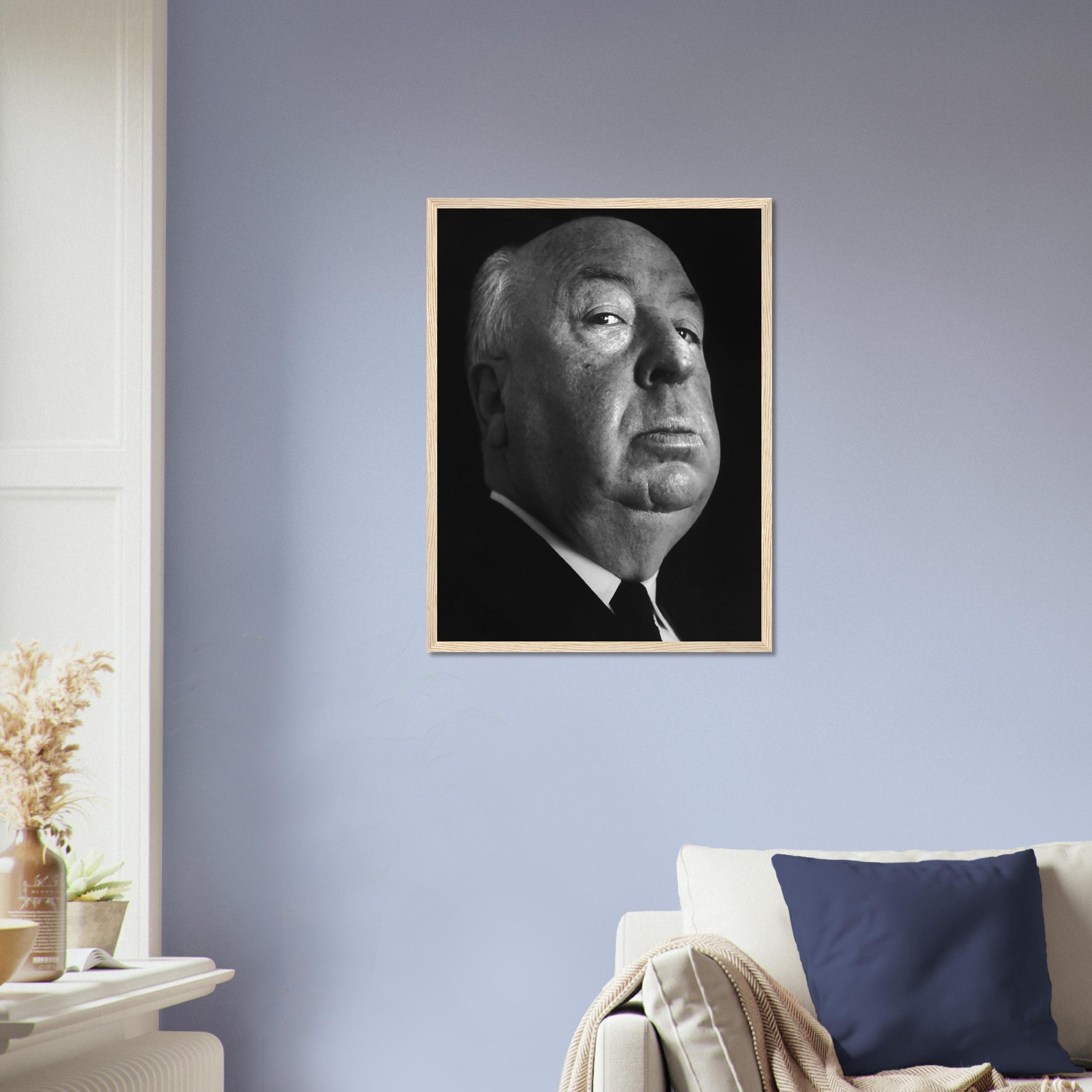 Alfred Hitchcock Framed, Master Of Suspense, Vintage Photo, Alfred Hitchcock Framed Print - Legend Of Hollywood - WallArtPrints4U