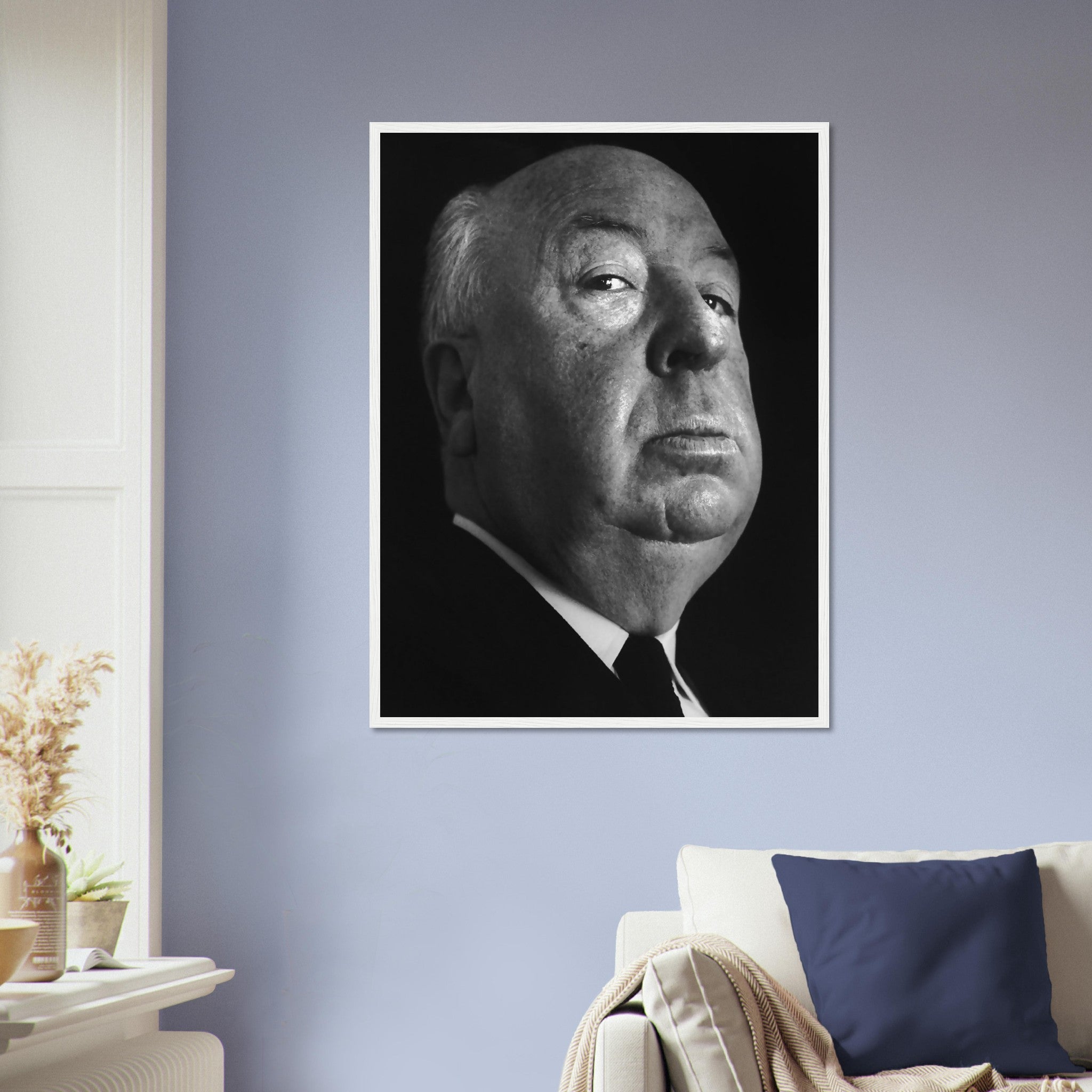 Alfred Hitchcock Framed, Master Of Suspense, Vintage Photo, Alfred Hitchcock Framed Print - Legend Of Hollywood - WallArtPrints4U