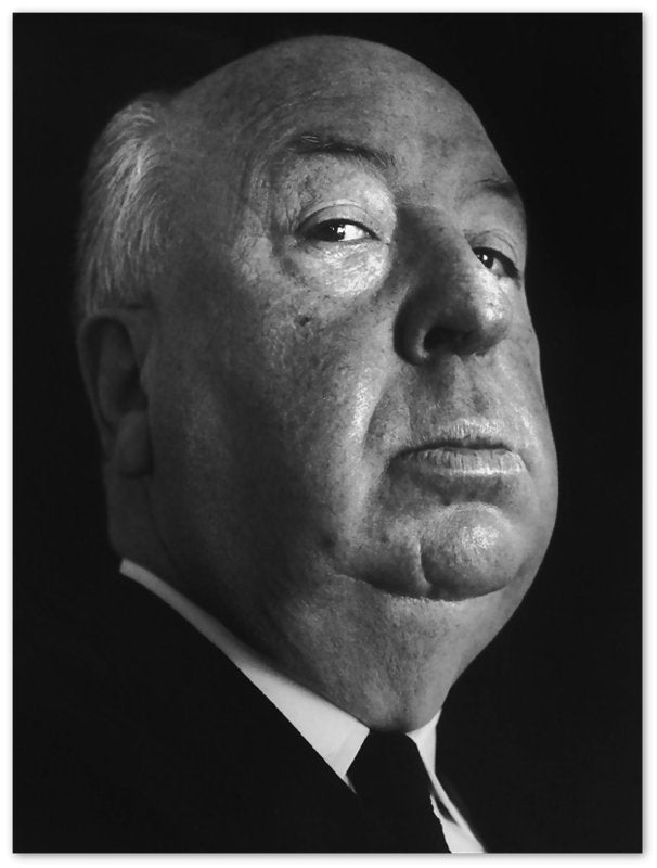 Alfred Hitchcock Poster, Master Of Suspense, Vintage Photo, Alfred Hitchcock Print - Legend Of Hollywood - WallArtPrints4U