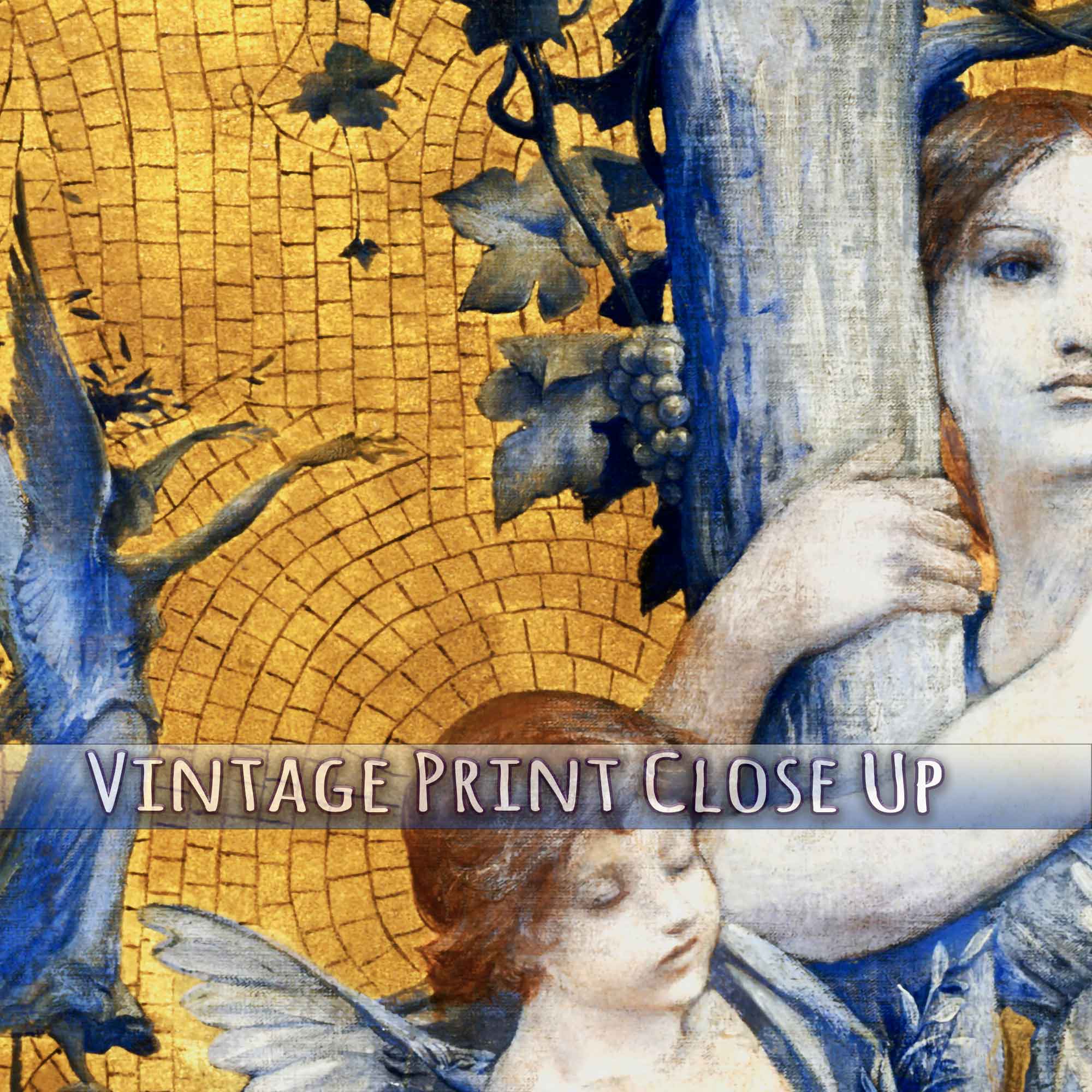 Allegory Of Time Poster Print Luc Oliver Merson 1896 Vintage Poster With Hangers Option - WallArtPrints4U