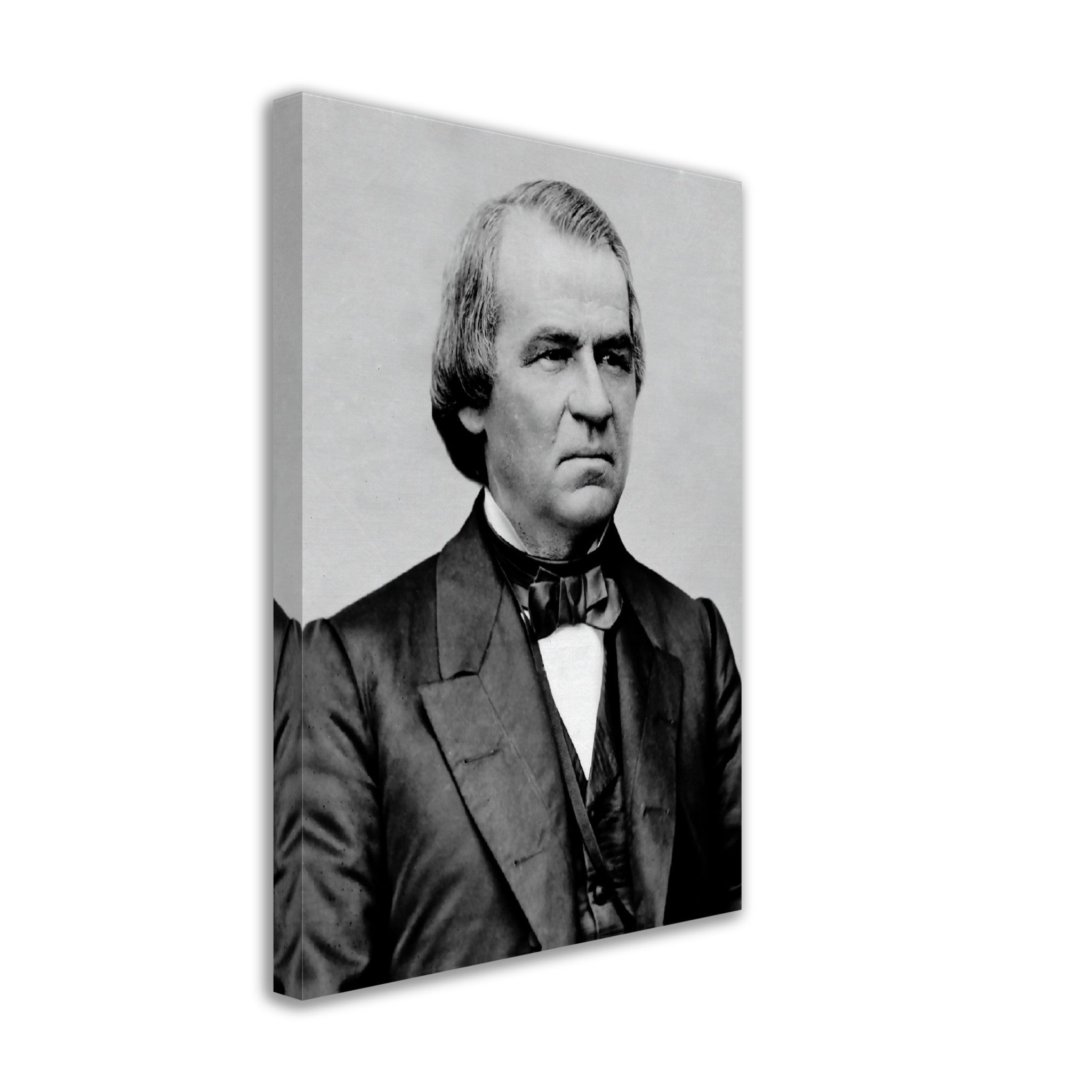 Andrew Johnson Canvas, 17th President Of Usa, Vintage Photo Portrait - Andrew Johnson Canvas Print - WallArtPrints4U