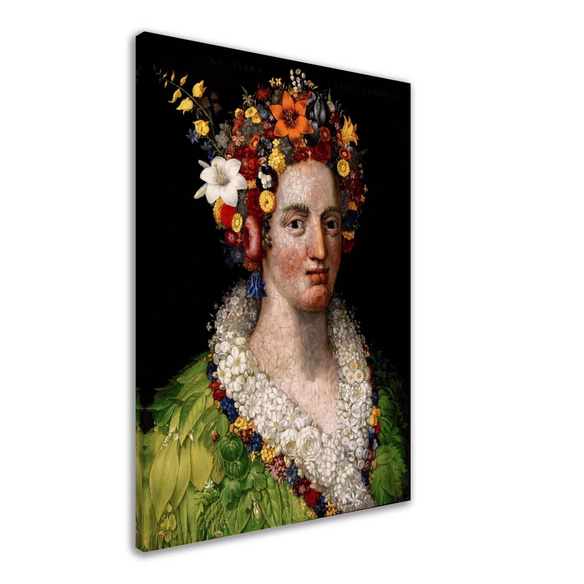 Arcimboldo Flora Canvas Print - Giuseppe Arcimboldo Flora Canvas - WallArtPrints4U