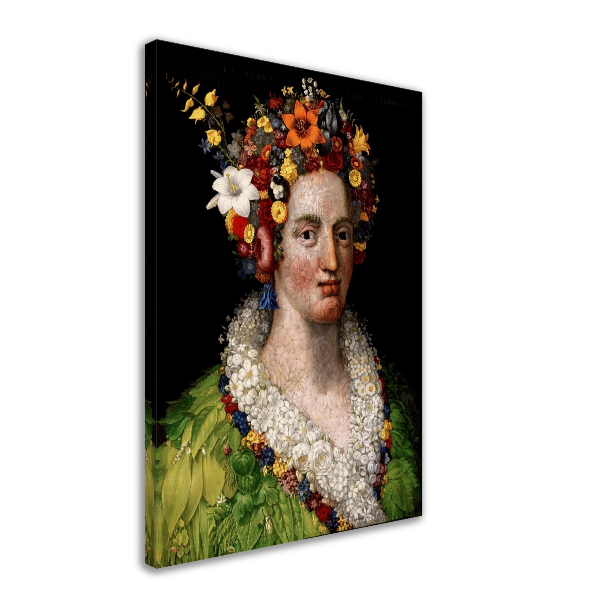 Arcimboldo Flora Canvas Print - Giuseppe Arcimboldo Flora Canvas - WallArtPrints4U