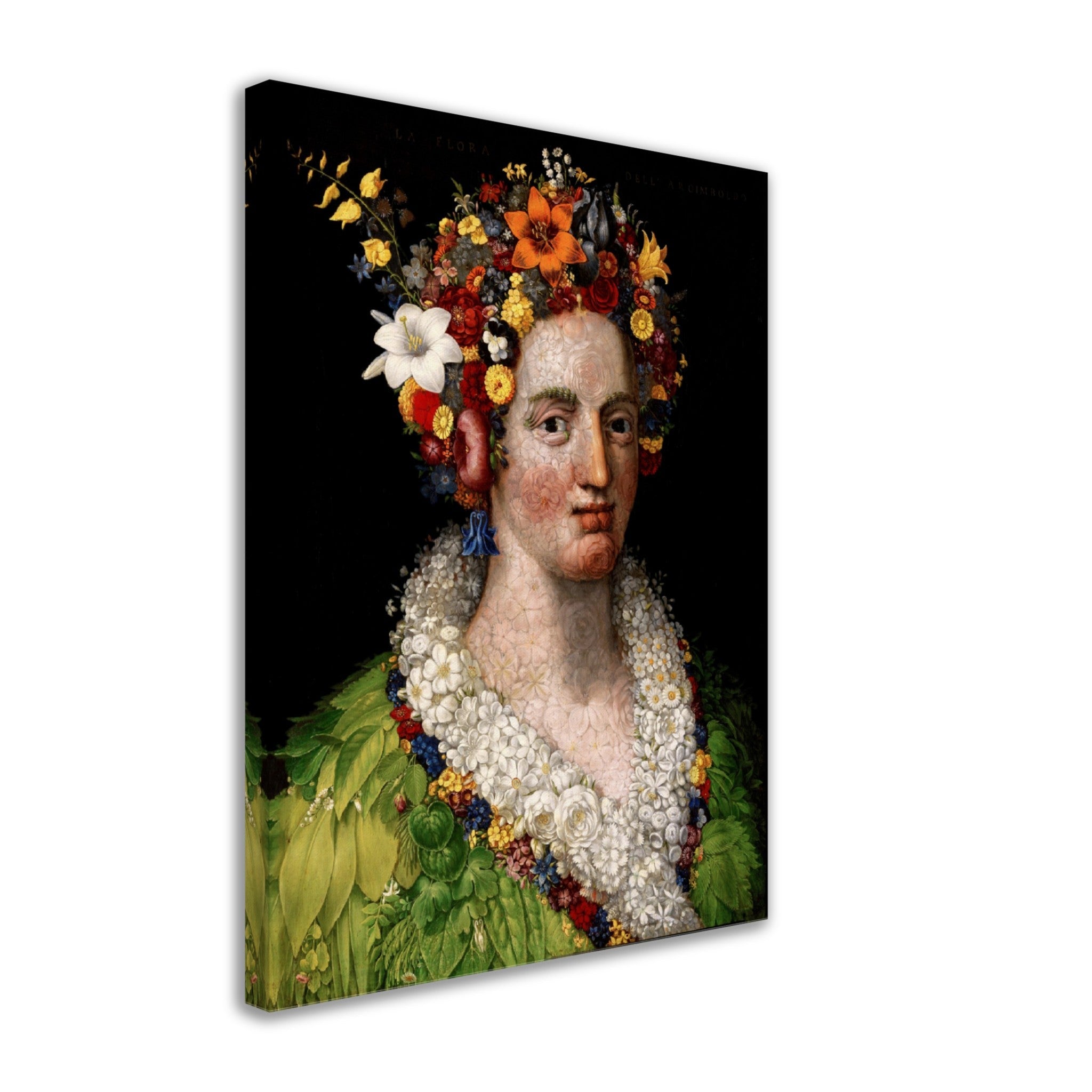 Arcimboldo Flora Canvas Print - Giuseppe Arcimboldo Flora Canvas - WallArtPrints4U