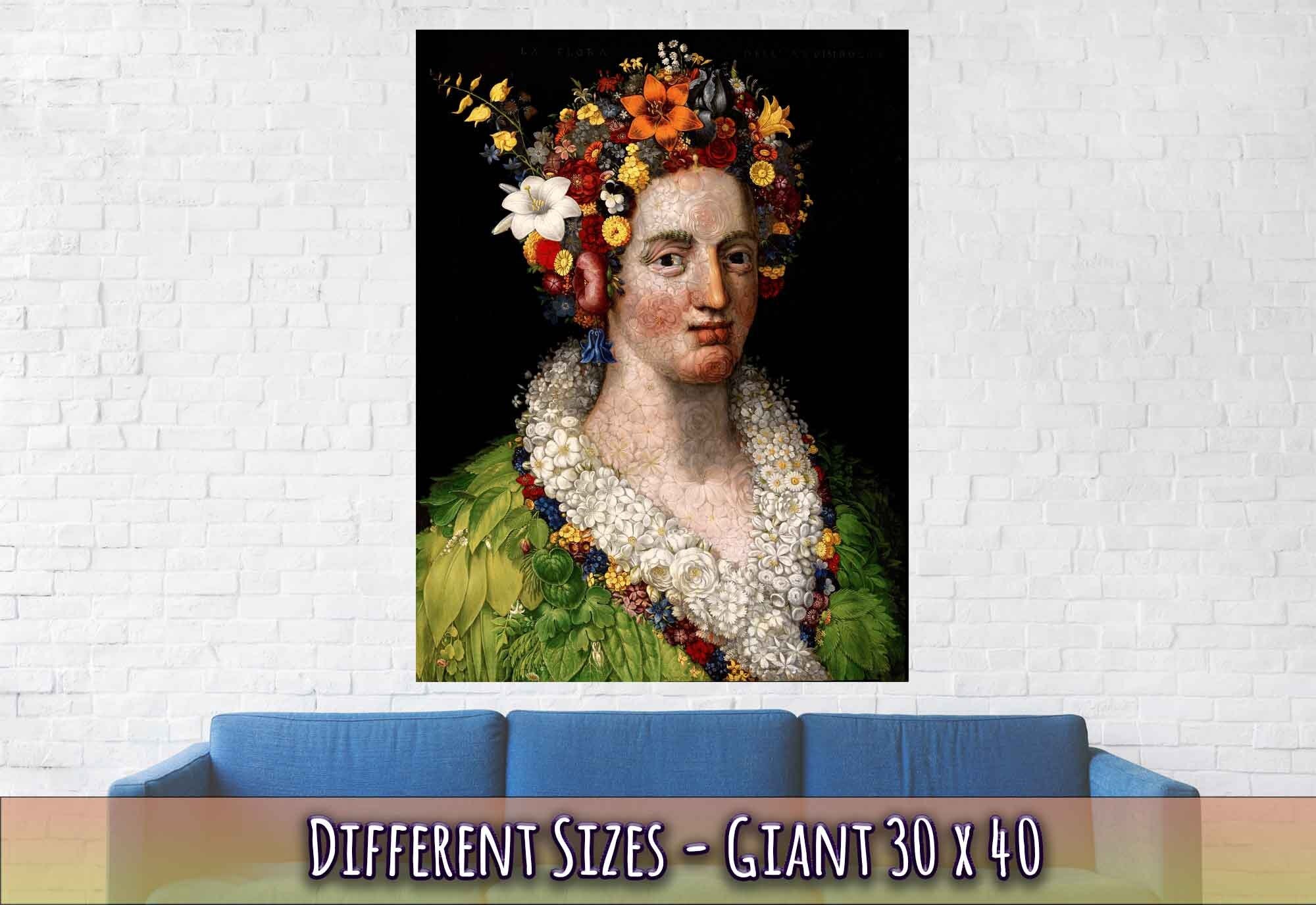 Arcimboldo Flora Poster - Giuseppe Arcimboldo Flora Poster Print - WallArtPrints4U