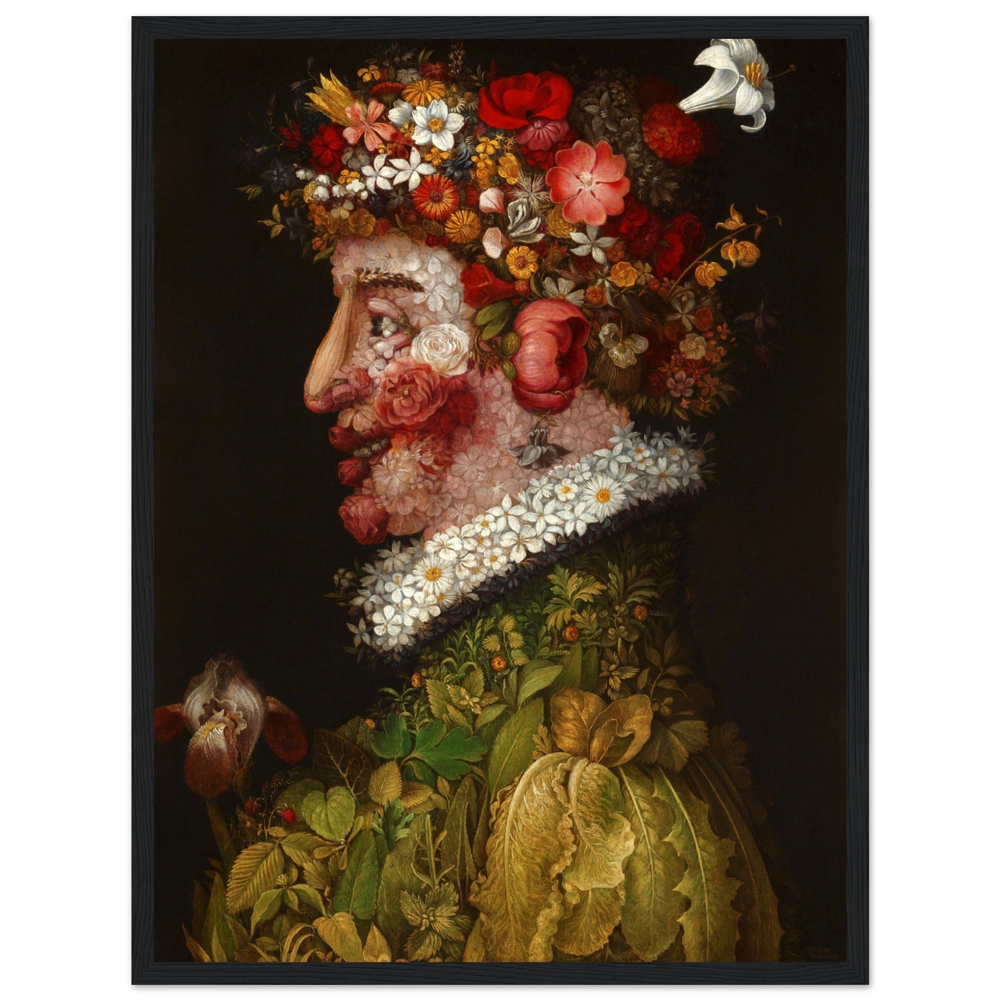 Arcimboldo Spring Season Framed Print - Giuseppe Arcimboldo Spring Framed Print Four Seasons - WallArtPrints4U