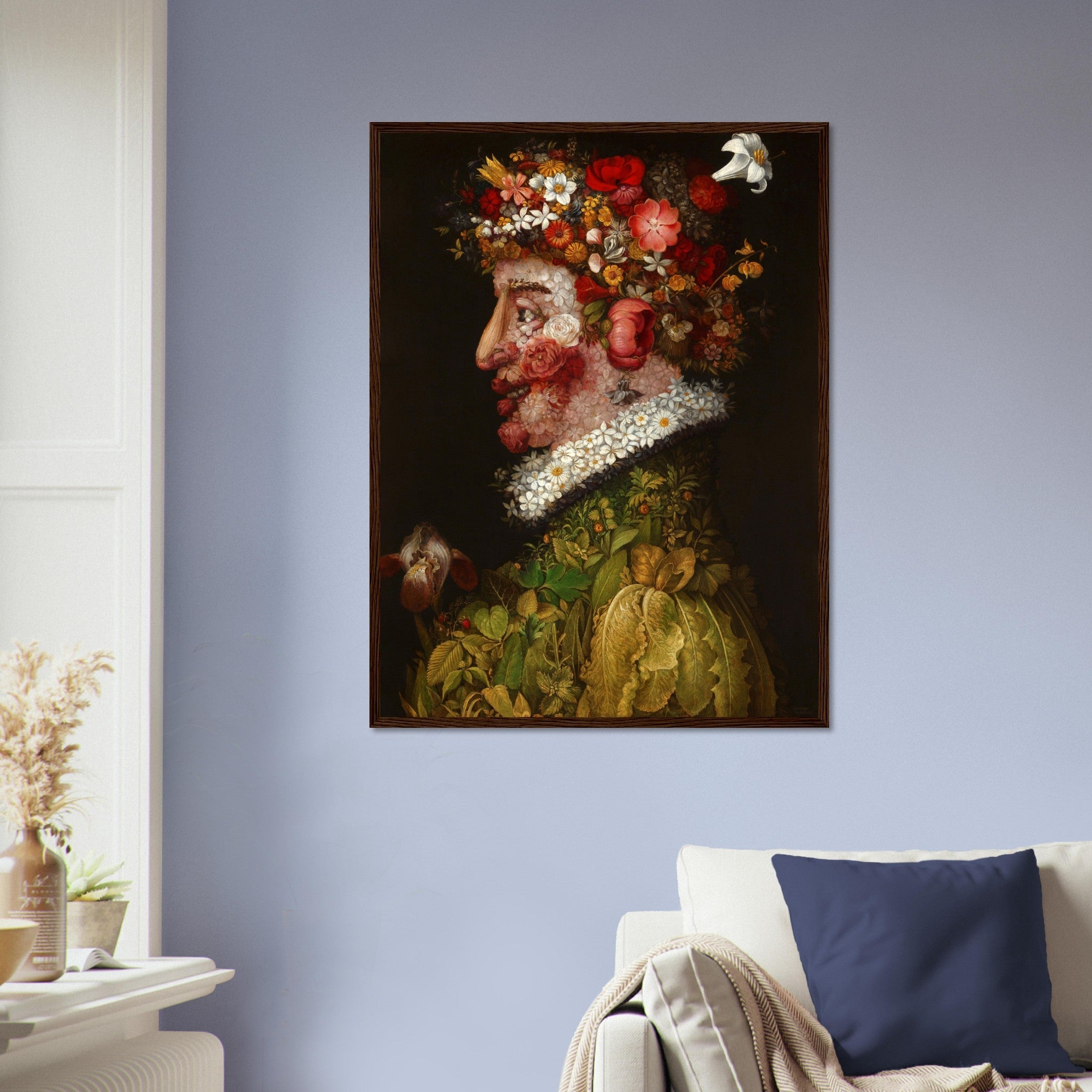 Arcimboldo Spring Season Framed Print - Giuseppe Arcimboldo Spring Framed Print Four Seasons - WallArtPrints4U