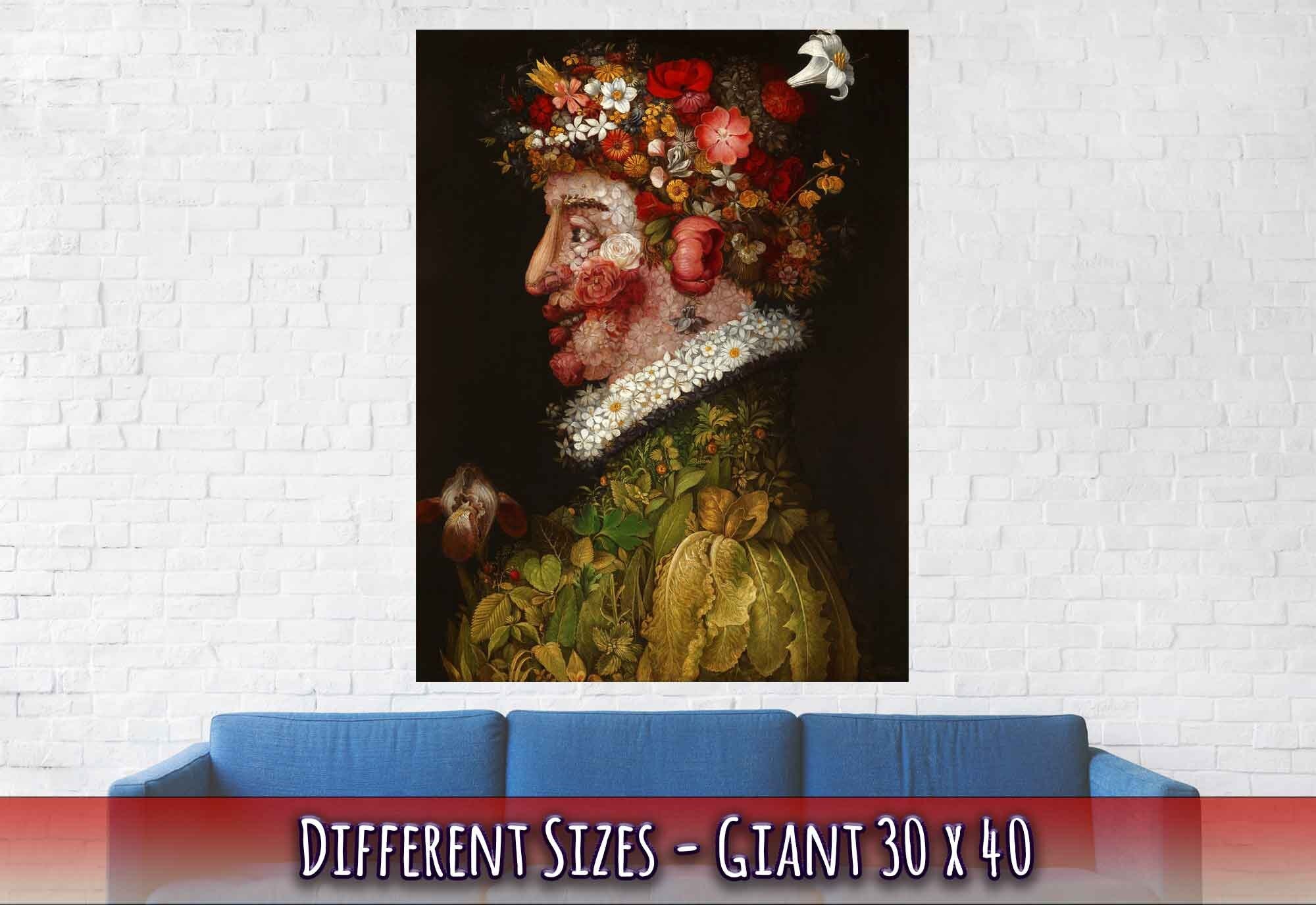 Arcimboldo Spring Season Poster - Giuseppe Arcimboldo Spring Poster Print Four Seasons - WallArtPrints4U