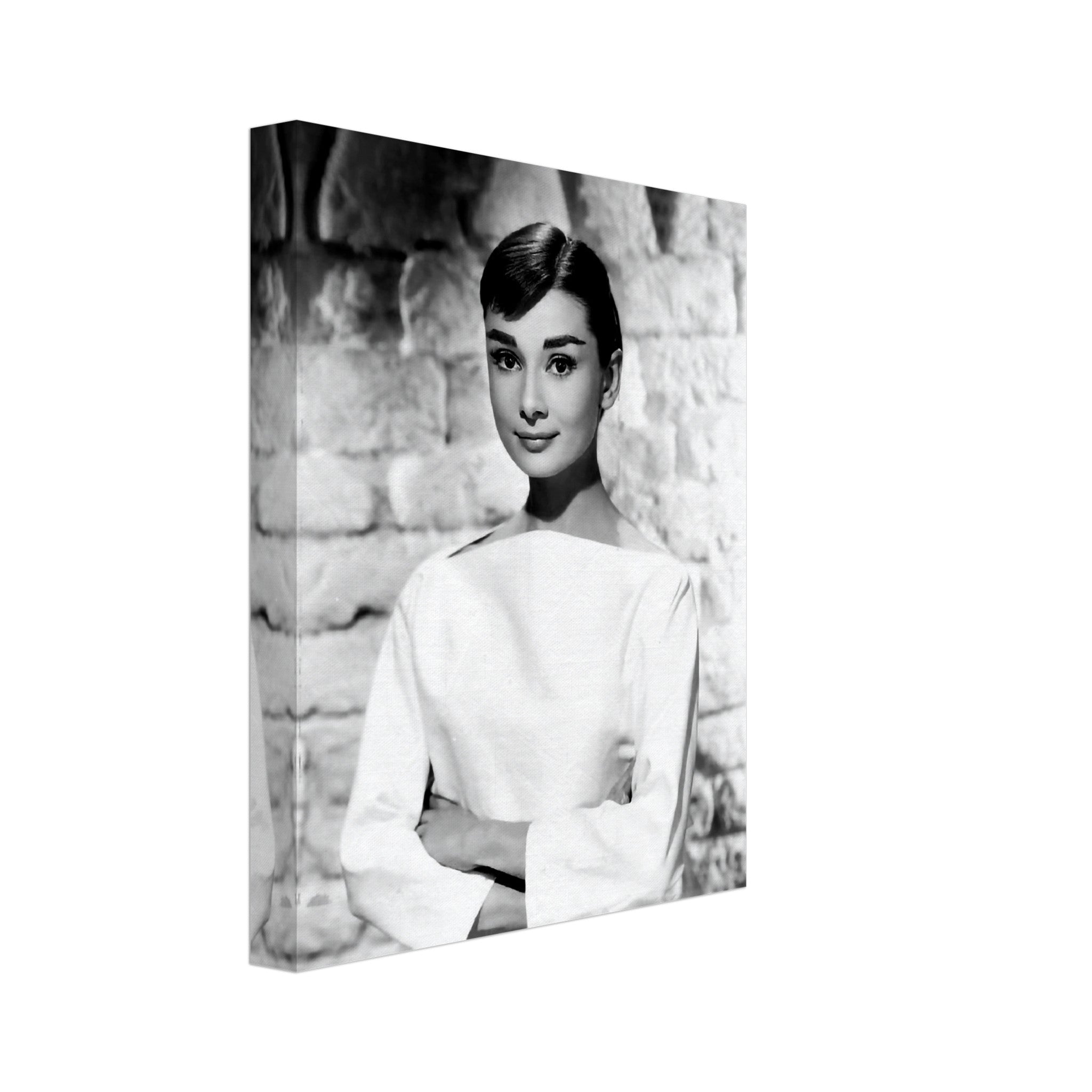 Audrey Hepburn Canvas Print, Photo Canvas From 1956 - WallArtPrints4U