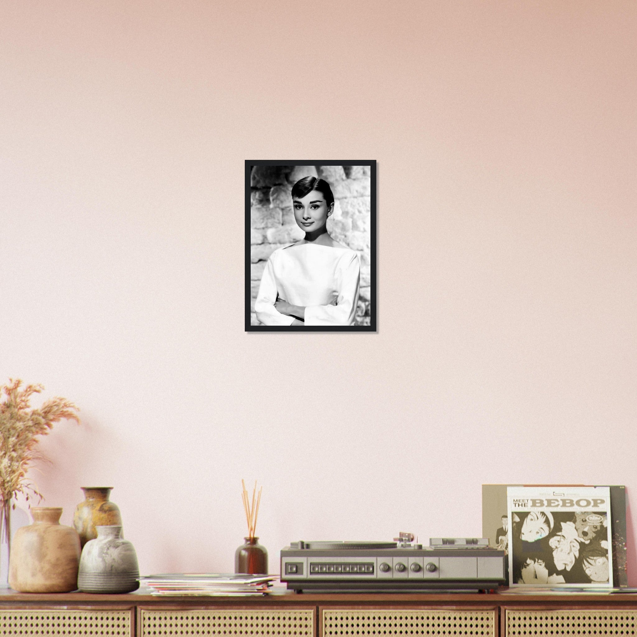 Audrey Hepburn Framed Print, Photo Framed From 1956 - WallArtPrints4U