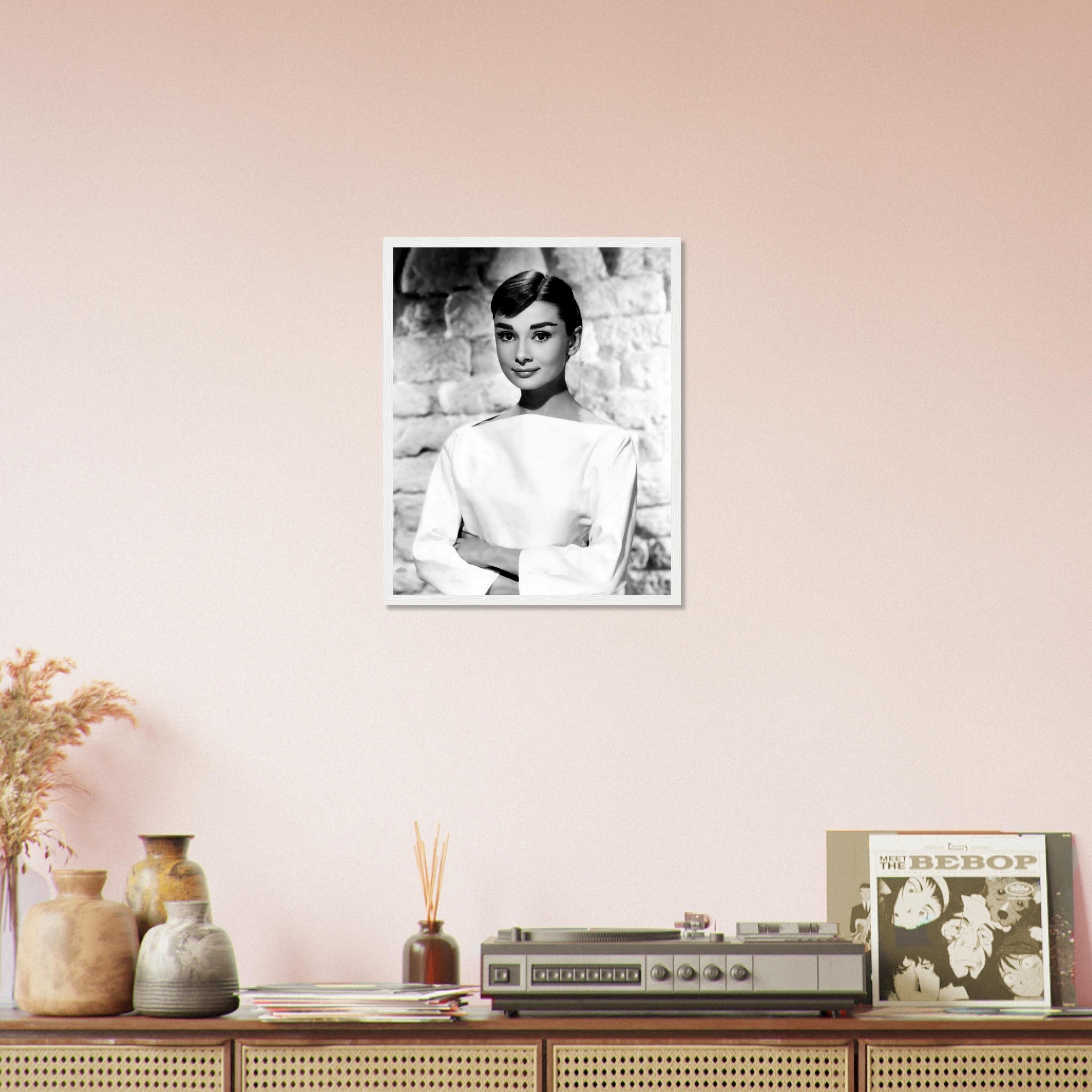 Audrey Hepburn Framed Print, Photo Framed From 1956 - WallArtPrints4U